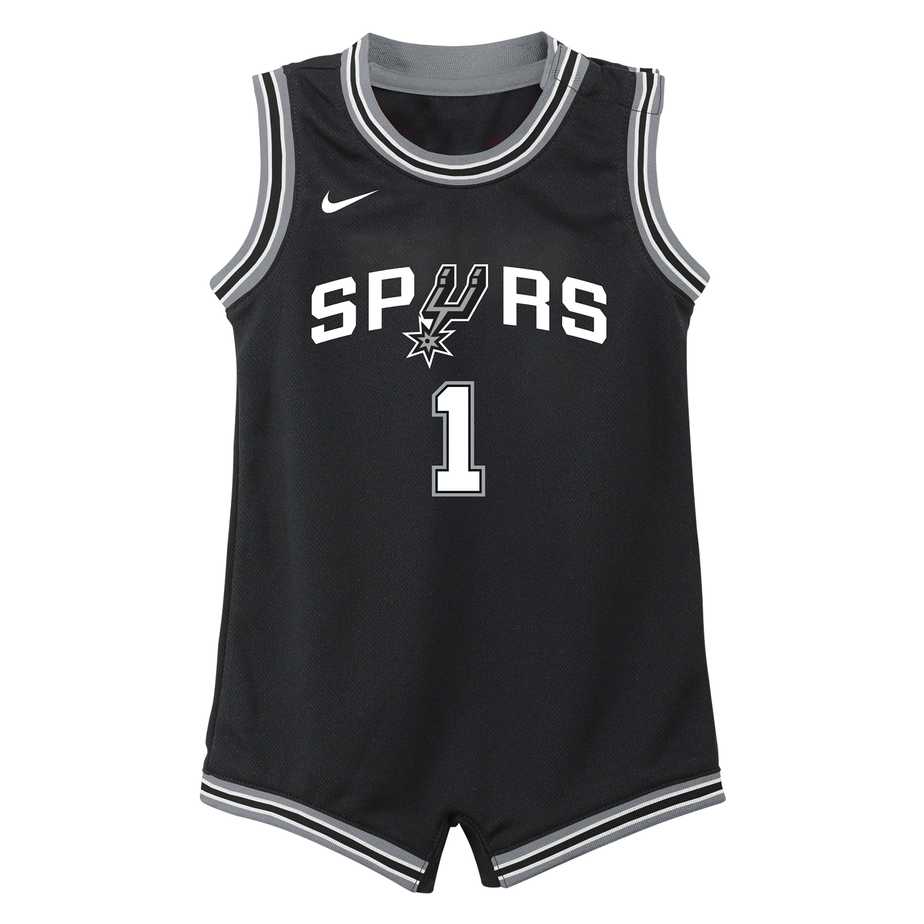 San Antonio Spurs Victor Wembanyama Icon Edition Baby Nike NBA Bodysuit