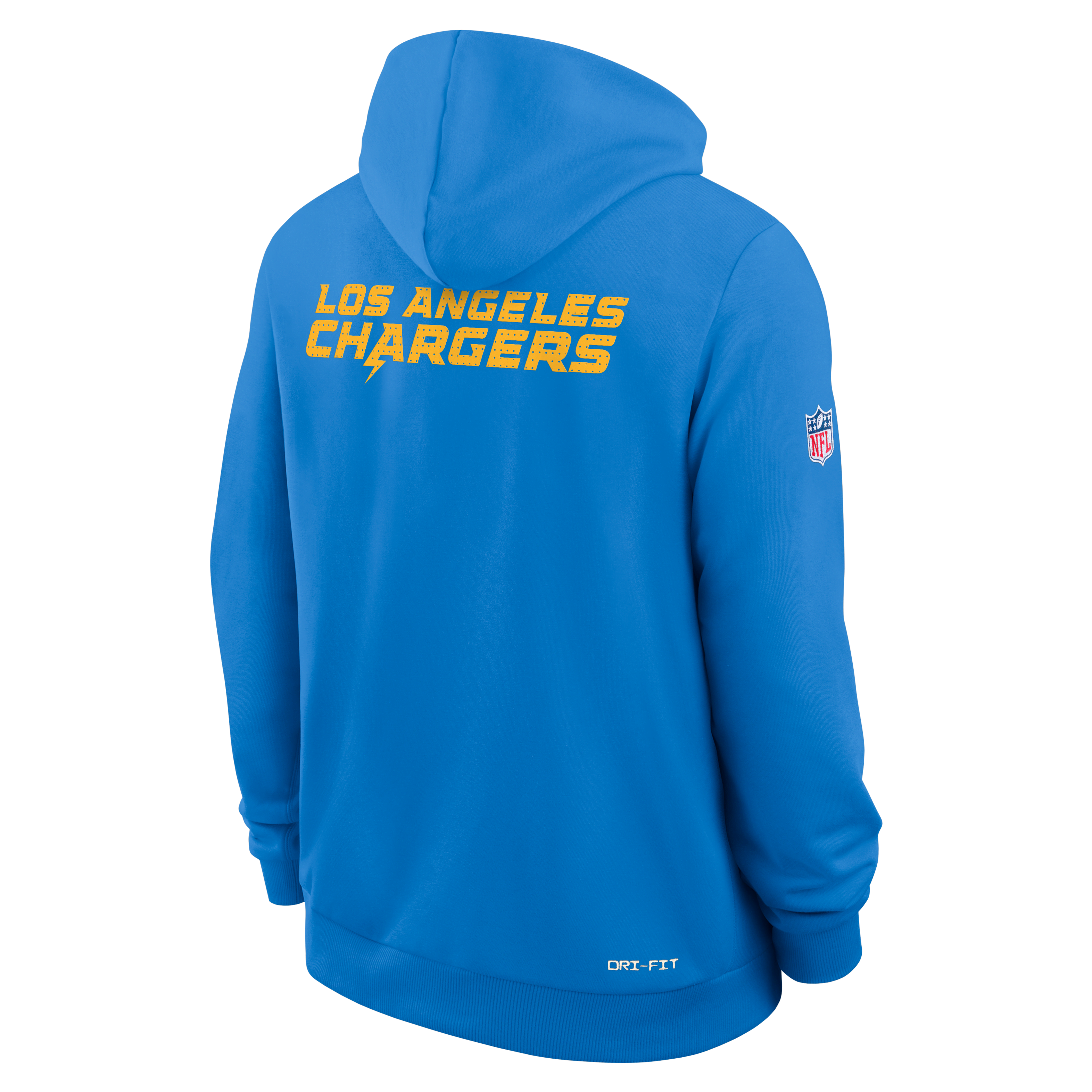 Los Angeles Chargers Initial Home Sideline Men's Nike Dri-FIT NFL Pullover Hoodie