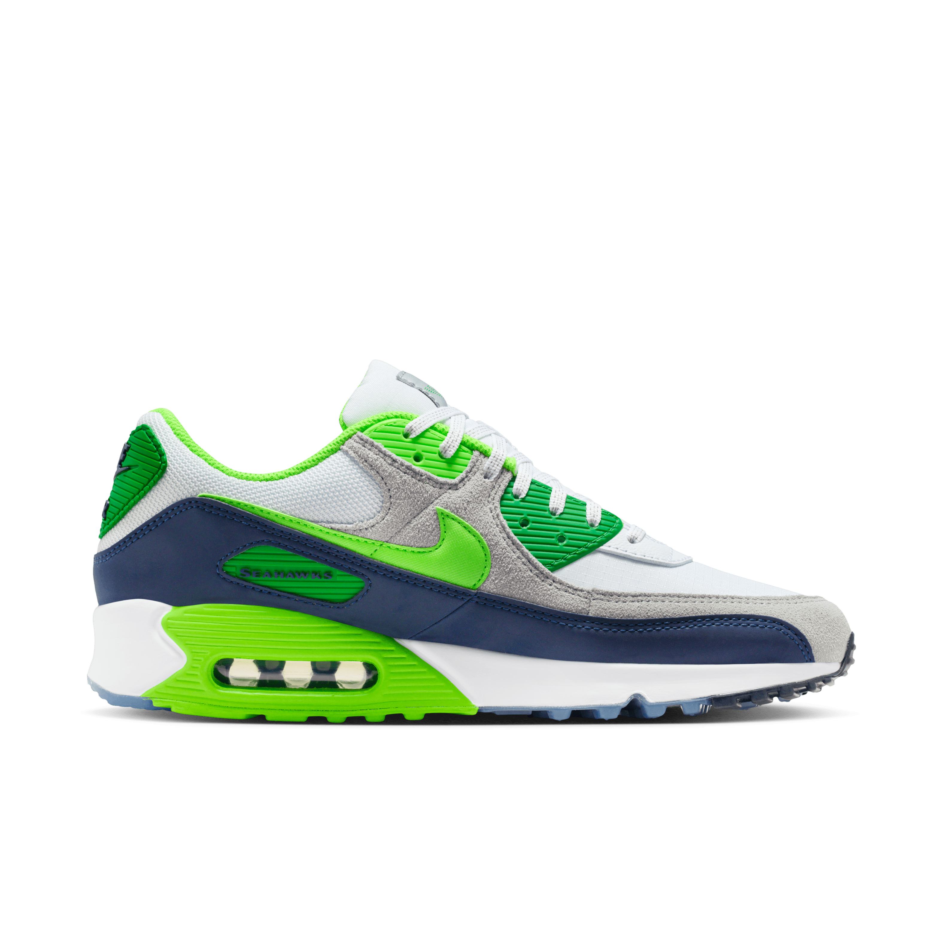 Seattle Seahawks Air Max 90 Men's Nike Shoes