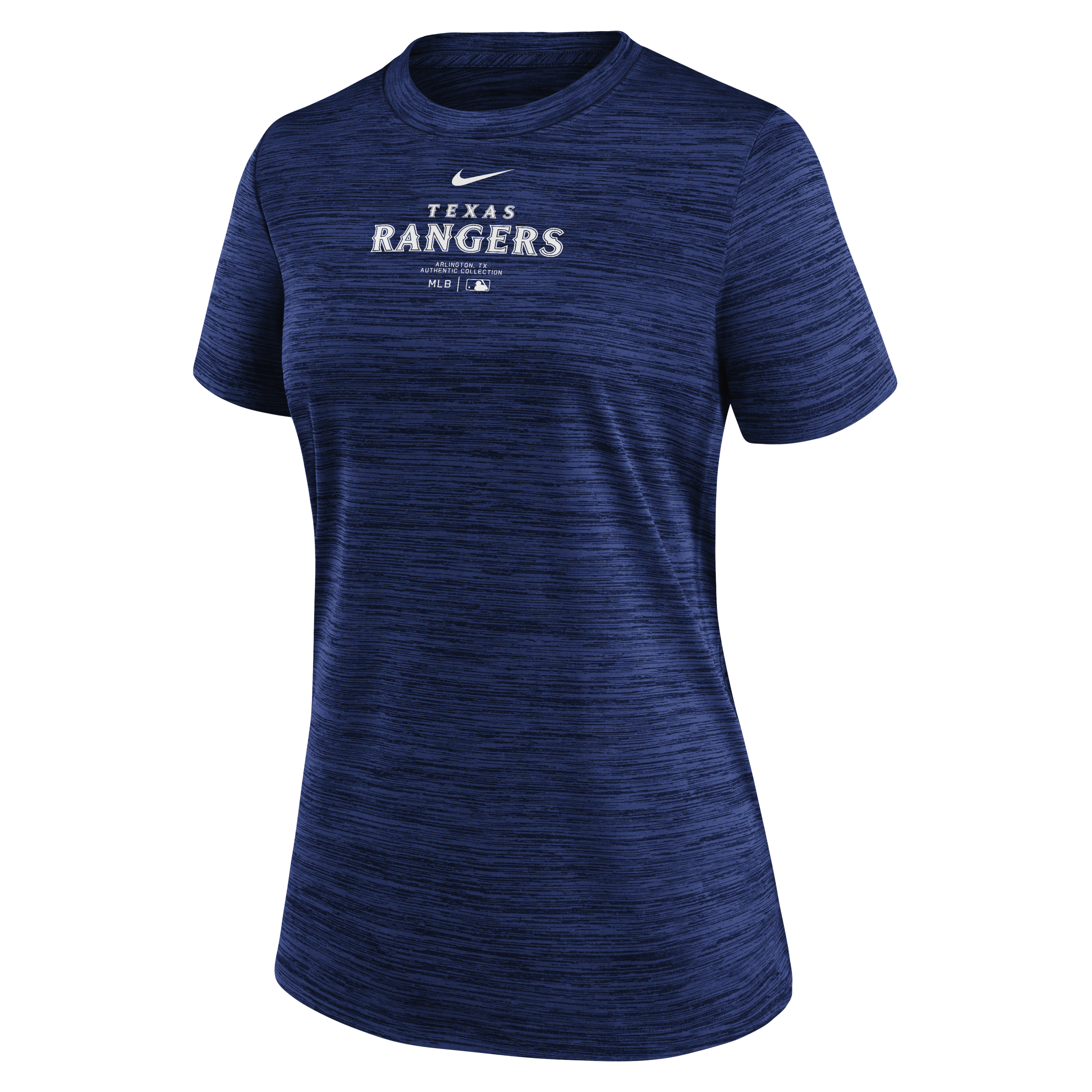 Texas Rangers Authentic Collection Practice Velocity Women's Nike Dri-FIT MLB T-Shirt