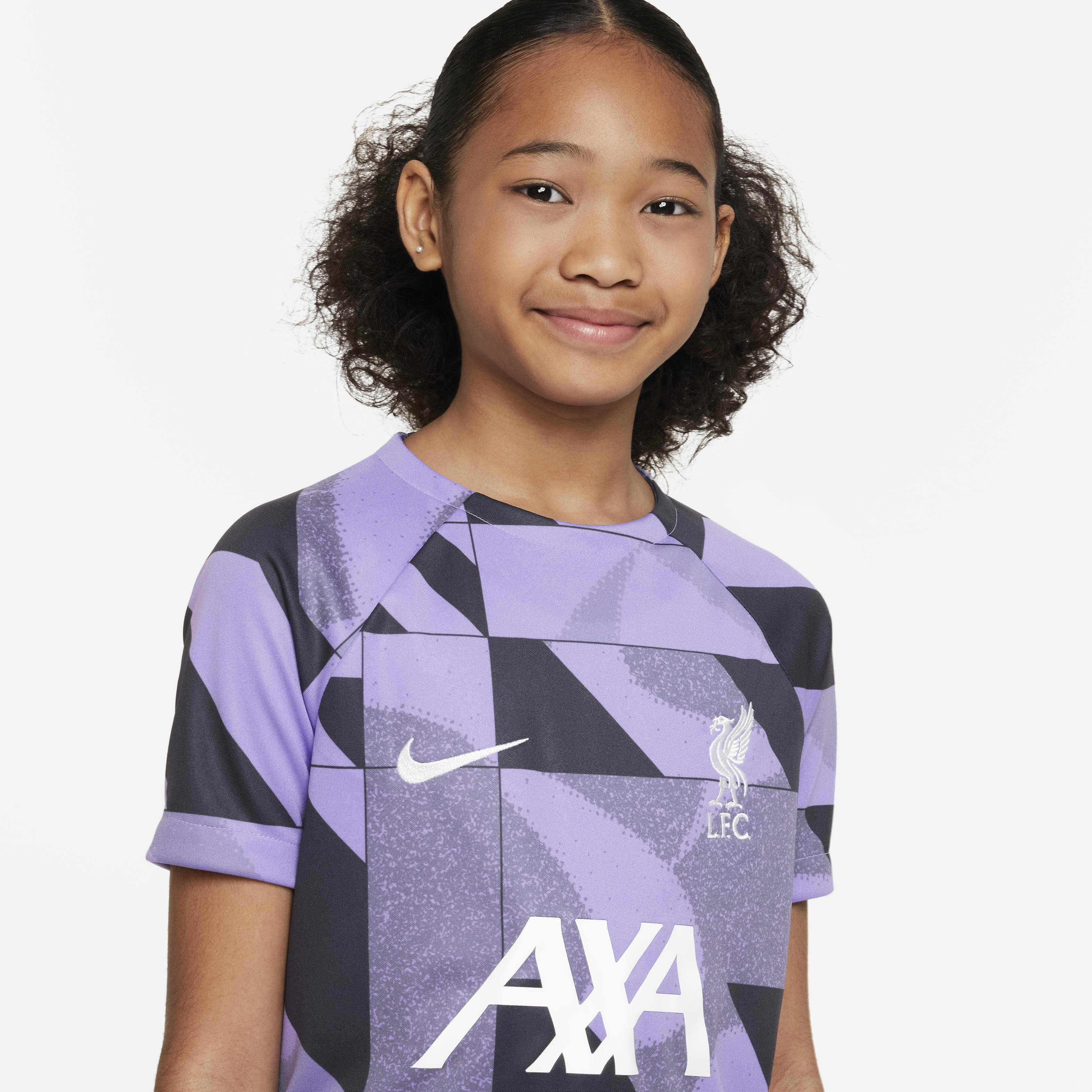 Liverpool FC Academy Pro Third Big Kids' Nike Dri-FIT Soccer Pre-Match Top