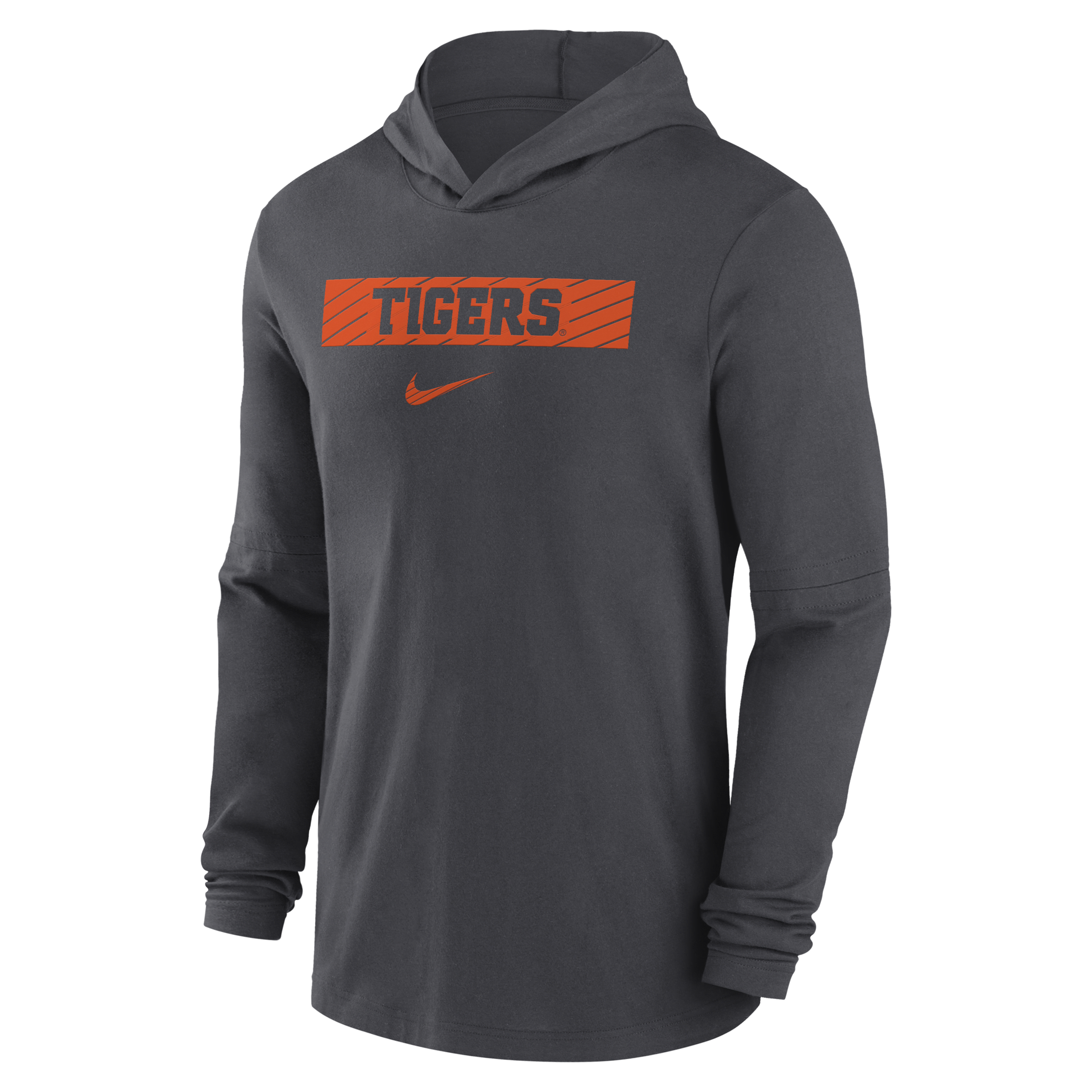 Clemson Tigers Sideline Men's Nike Dri-FIT College Long-Sleeve Hooded Top