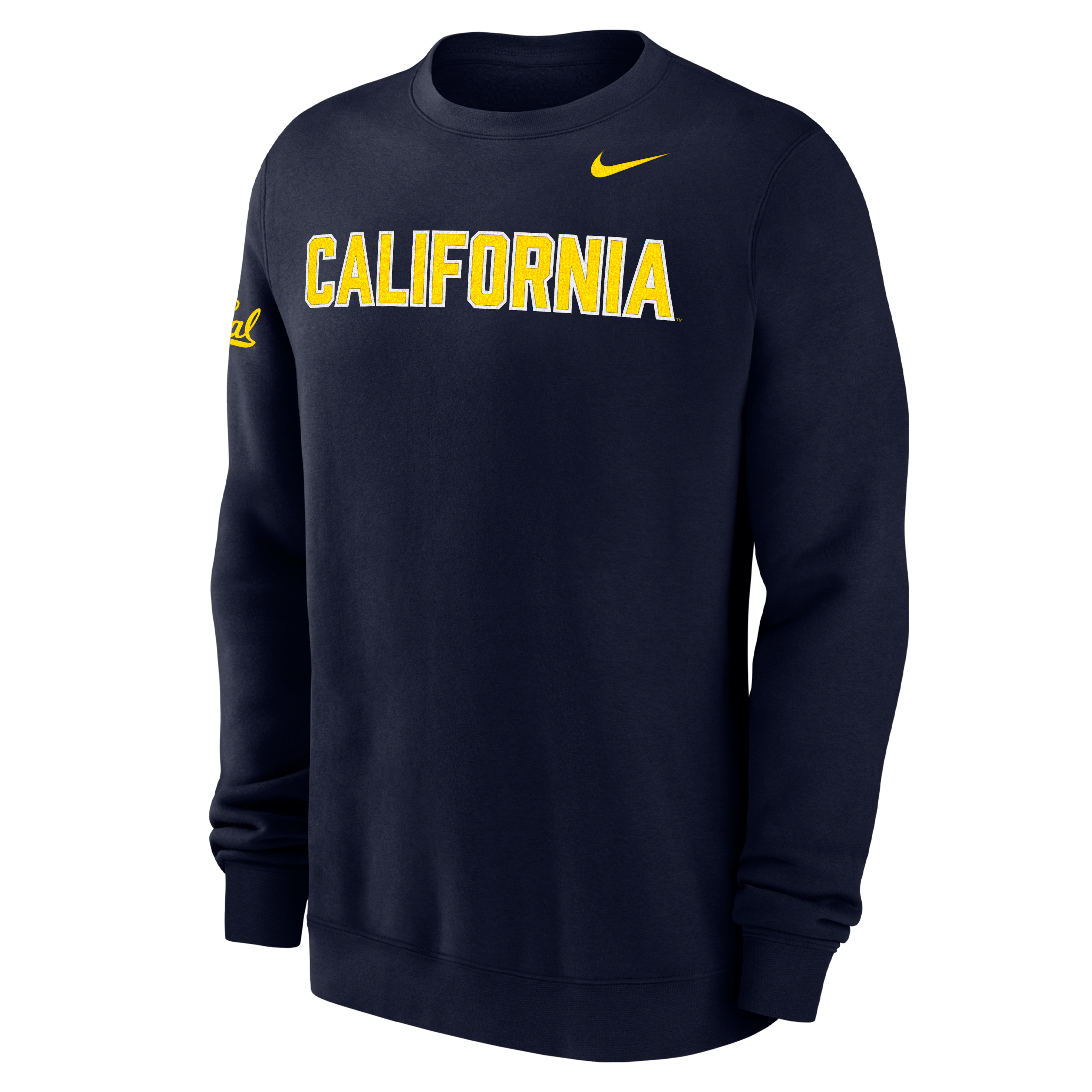 Cal Club Fleece Men's Nike College Crew-Neck Sweatshirt