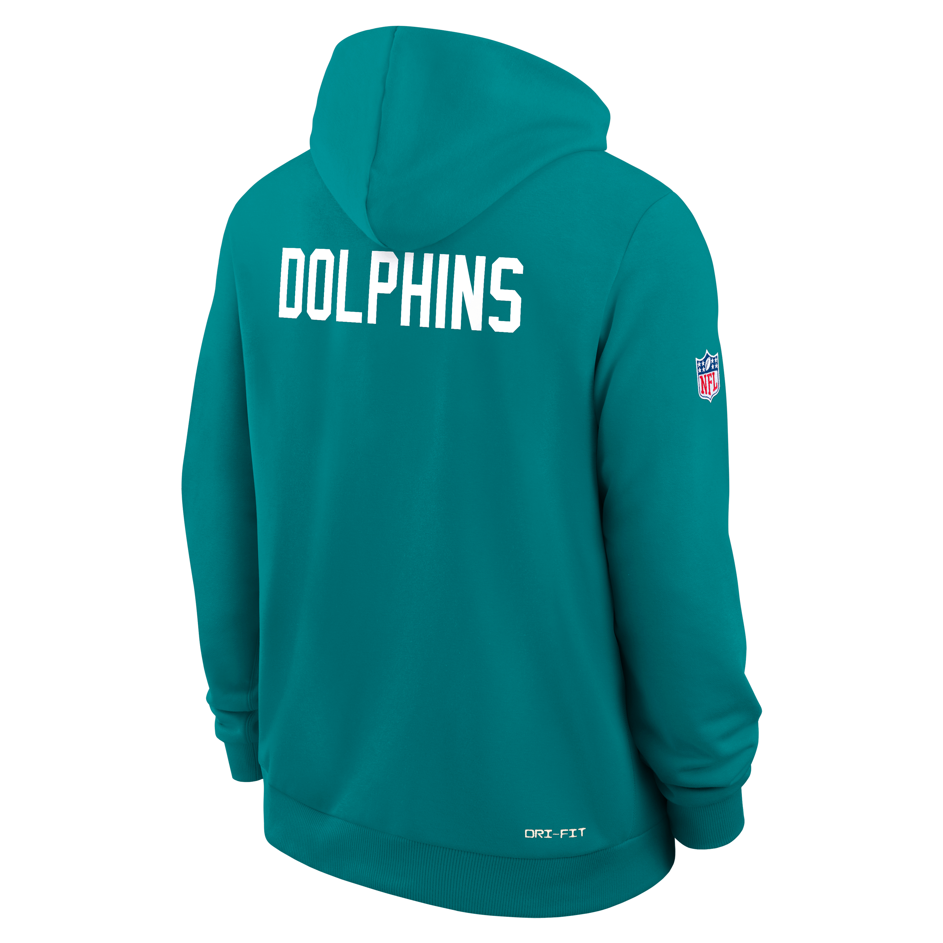 Miami Dolphins Alt Offensive Set Play Sideline Men's Nike Dri-FIT NFL Pullover Hoodie