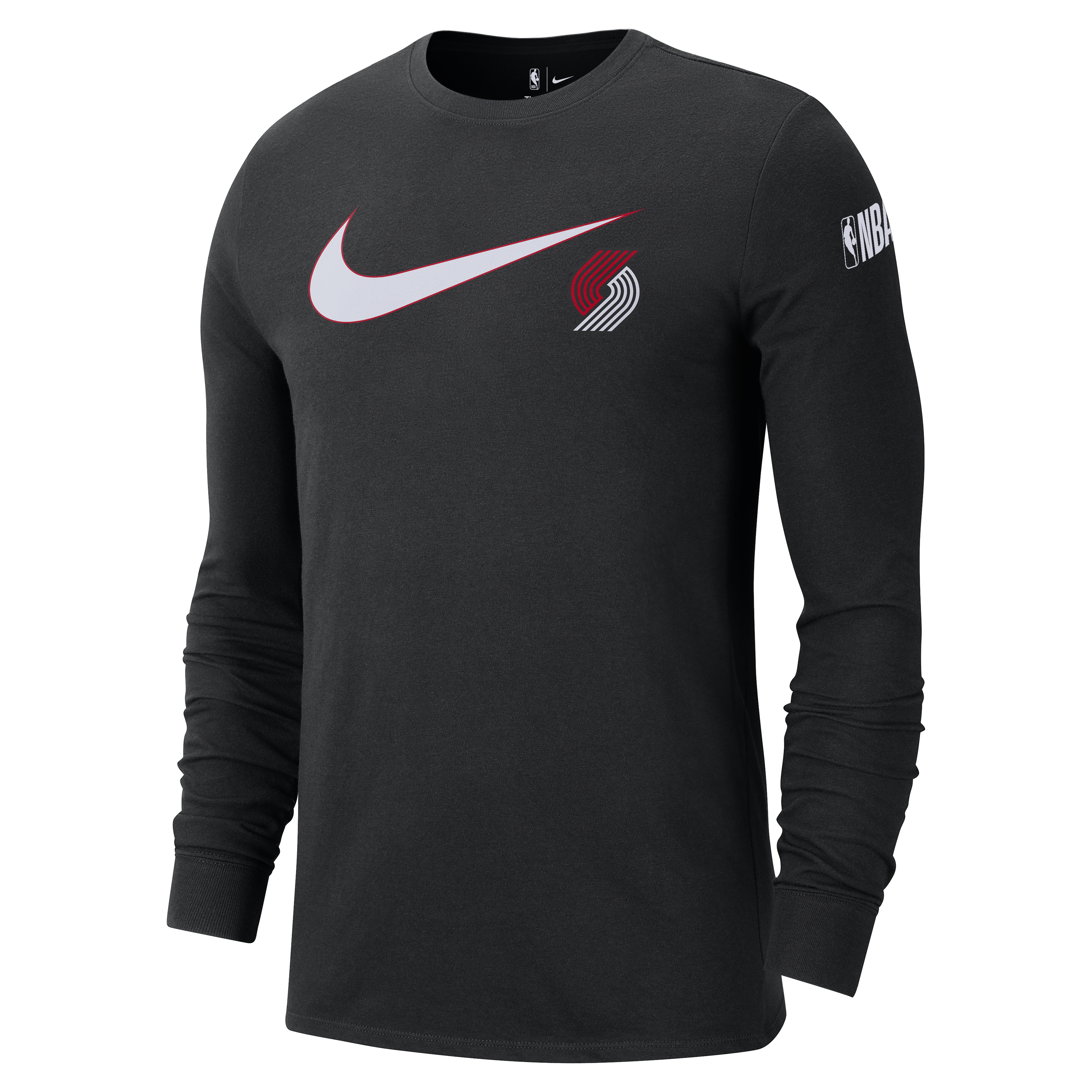 Portland Trail Blazers Swoosh Essential Men's Nike NBA Long-Sleeve T-Shirt