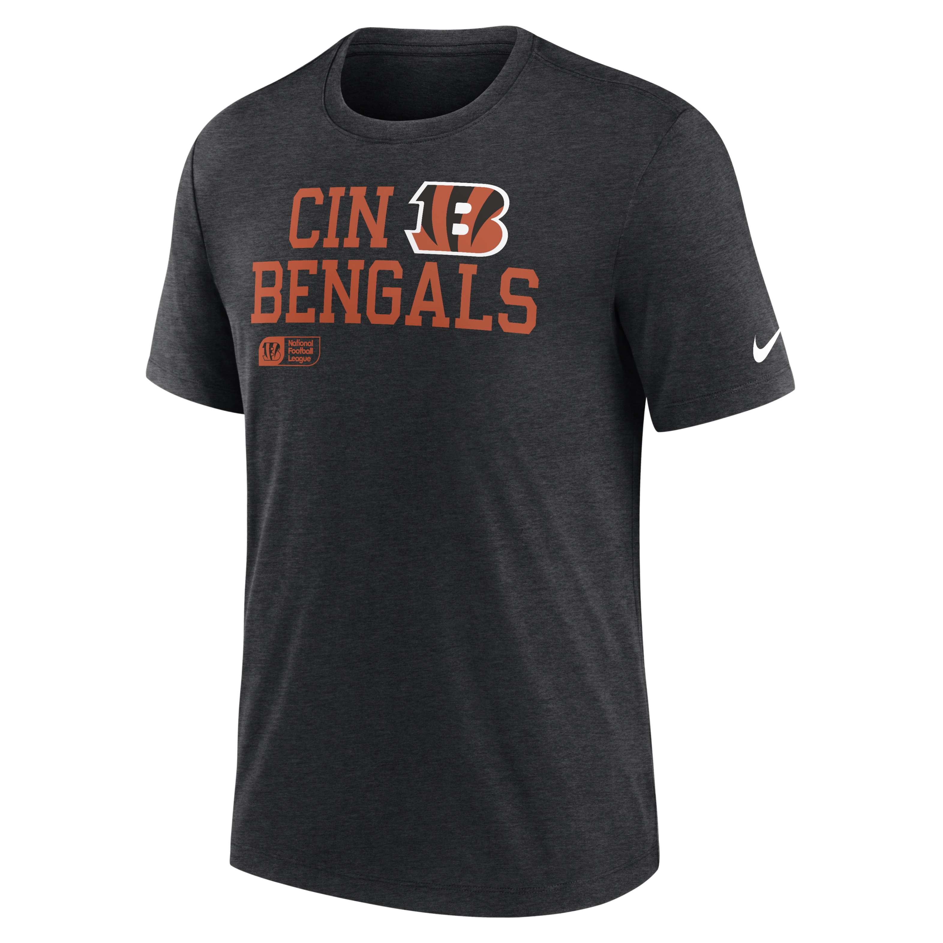 Cincinnati Bengals Overlap Lockup Men's Nike NFL T-Shirt