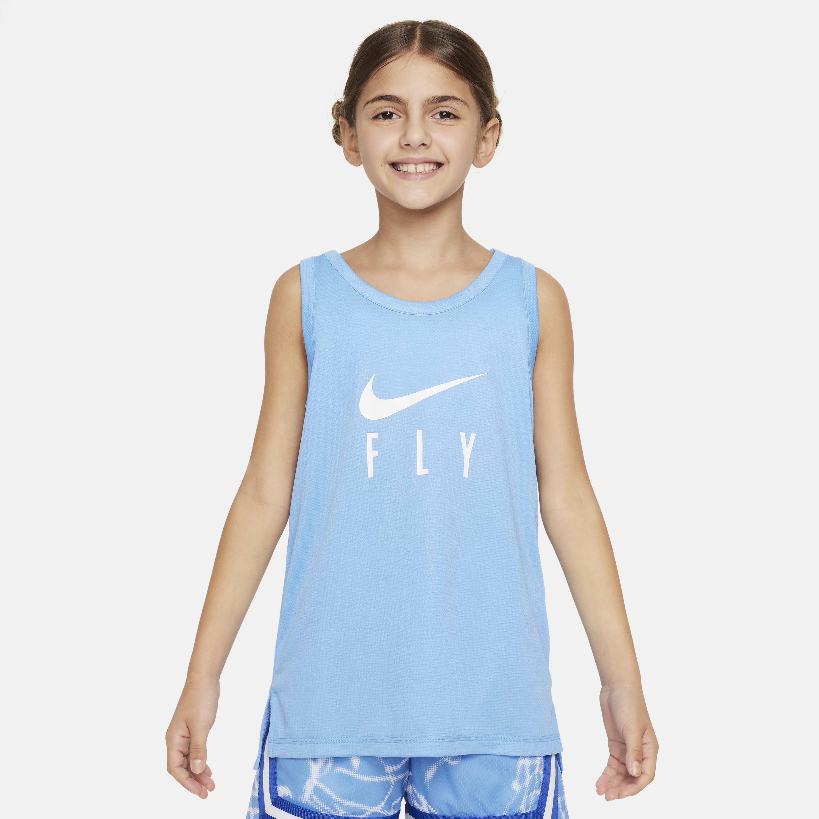 Nike Swoosh Fly Big Kids' (Girls') Jersey Tank