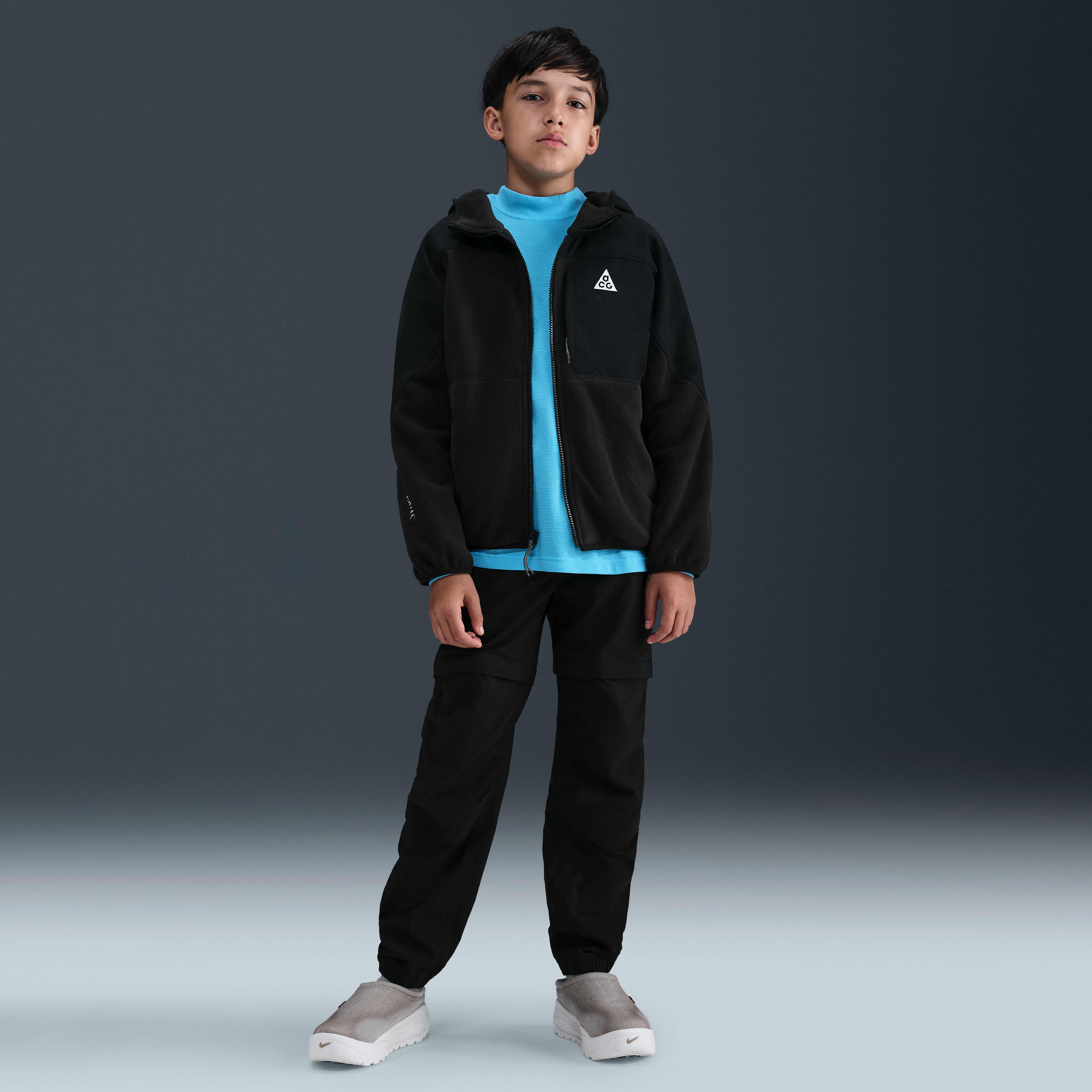 Nike ACG "Wolf Tree" Big Kid's Polartec® Full-Zip Hoodie