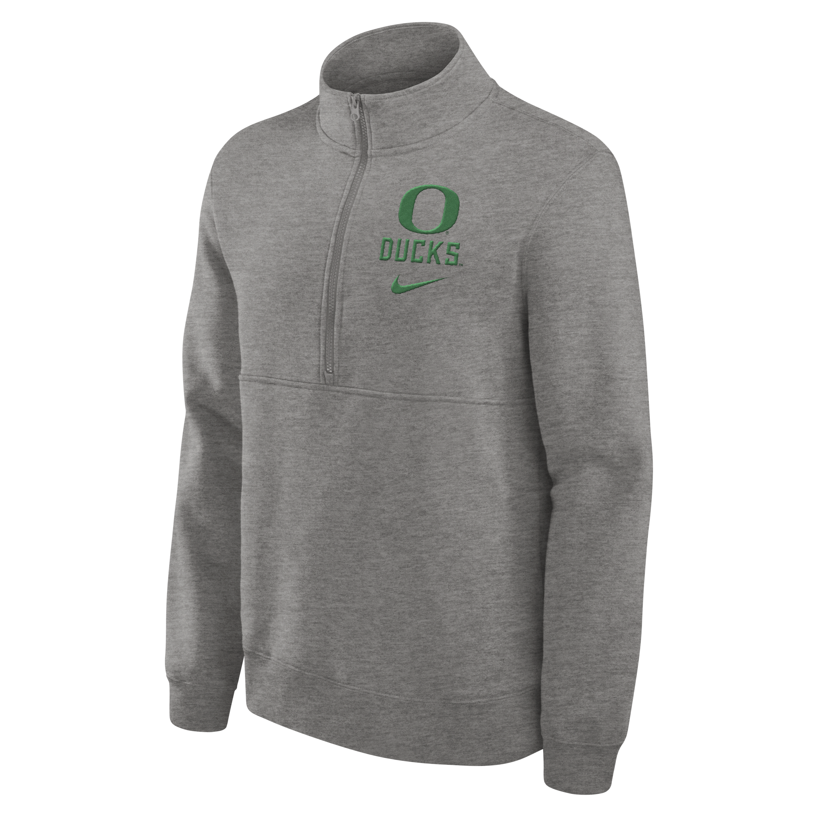 Oregon Ducks Primetime Club Men's Nike College 1/2-Zip Crew