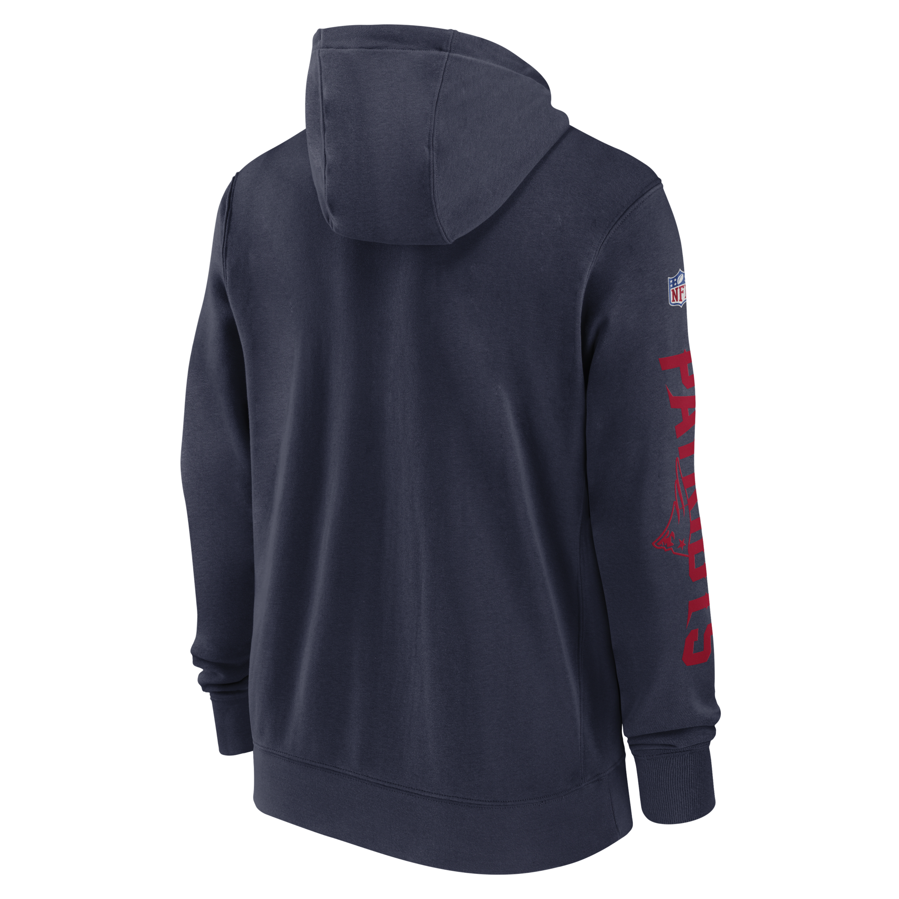 New England Patriots Sideline Team Issue Club Men's Nike Full Zip Hoodie