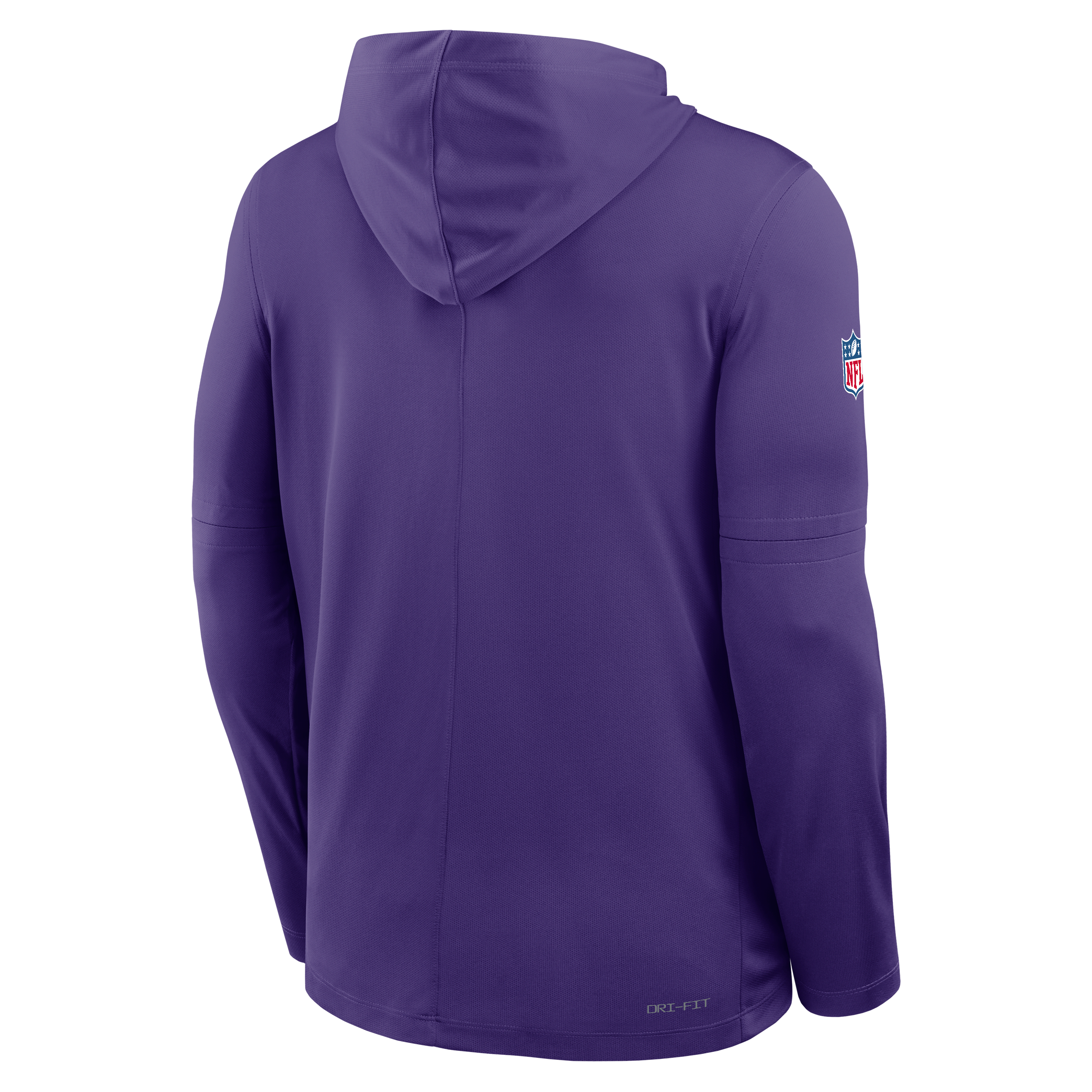 Minnesota Vikings Pure Fury Sideline Men's Nike Dri-FIT NFL Long-Sleeve Hooded Top