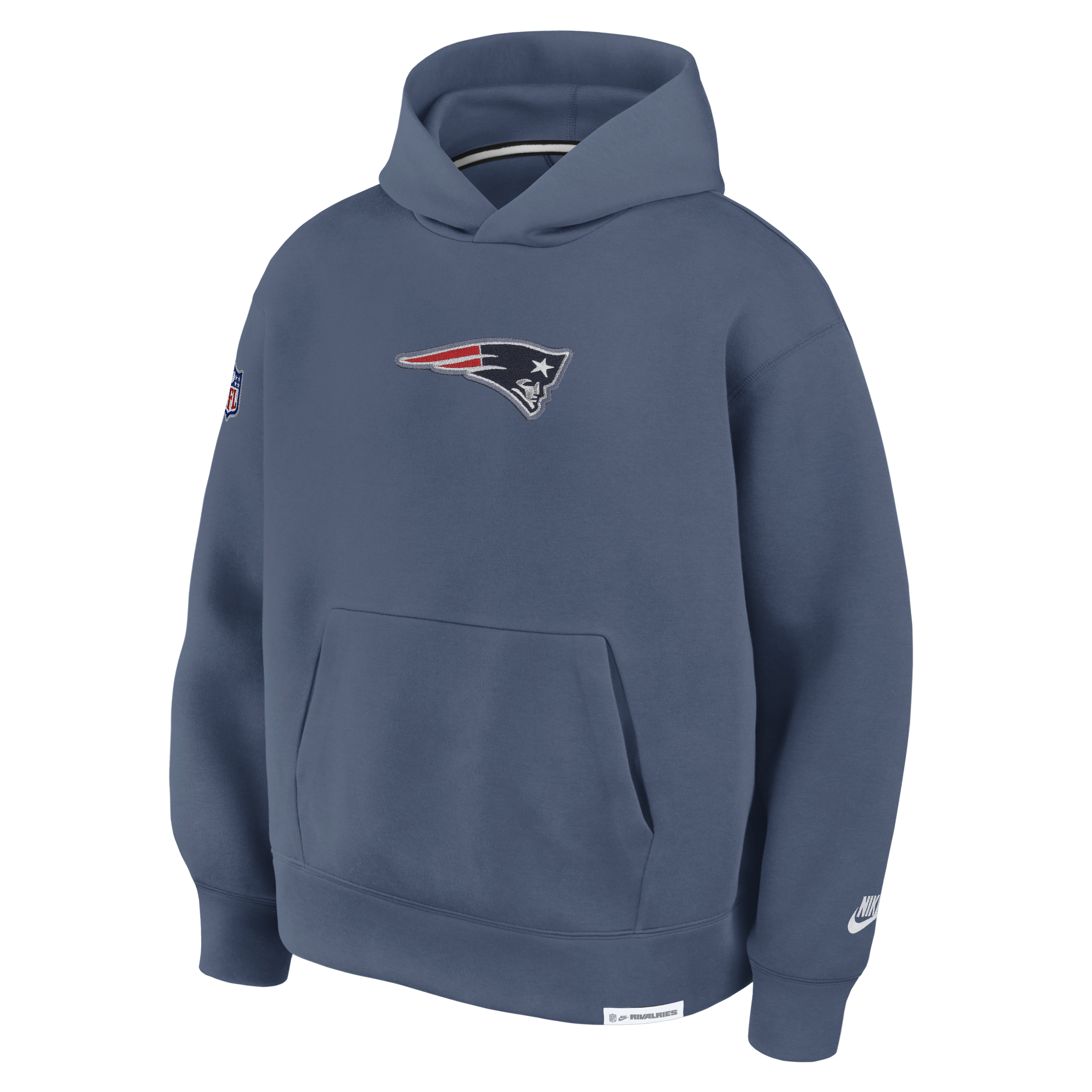New England Patriots Rivalries Collection Oversized Tech Fleece Men's Nike NFL Pullover Hoodie