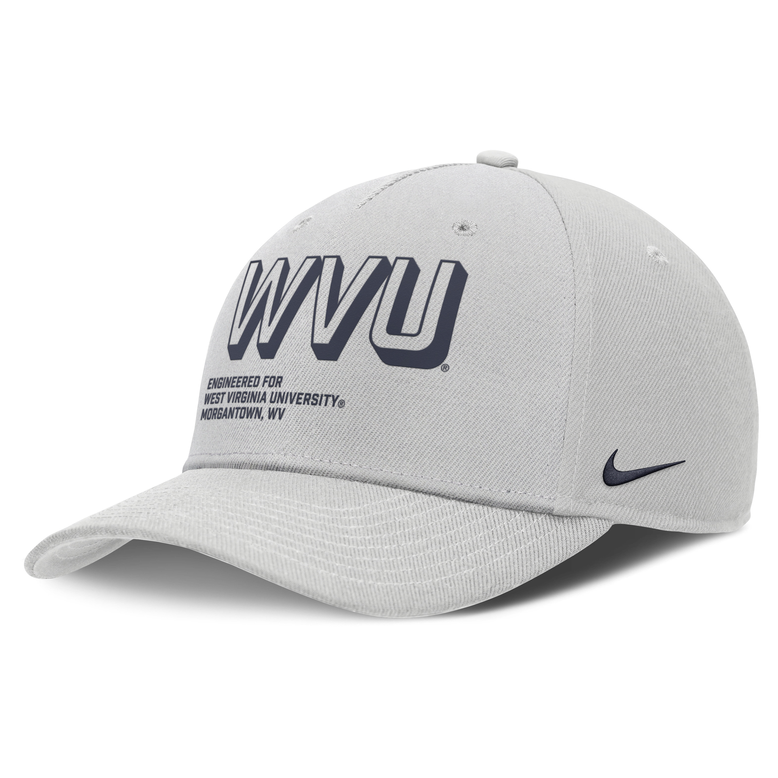 West Virginia On-Field Primetime Rise Men's Nike College Adjustable Hat
