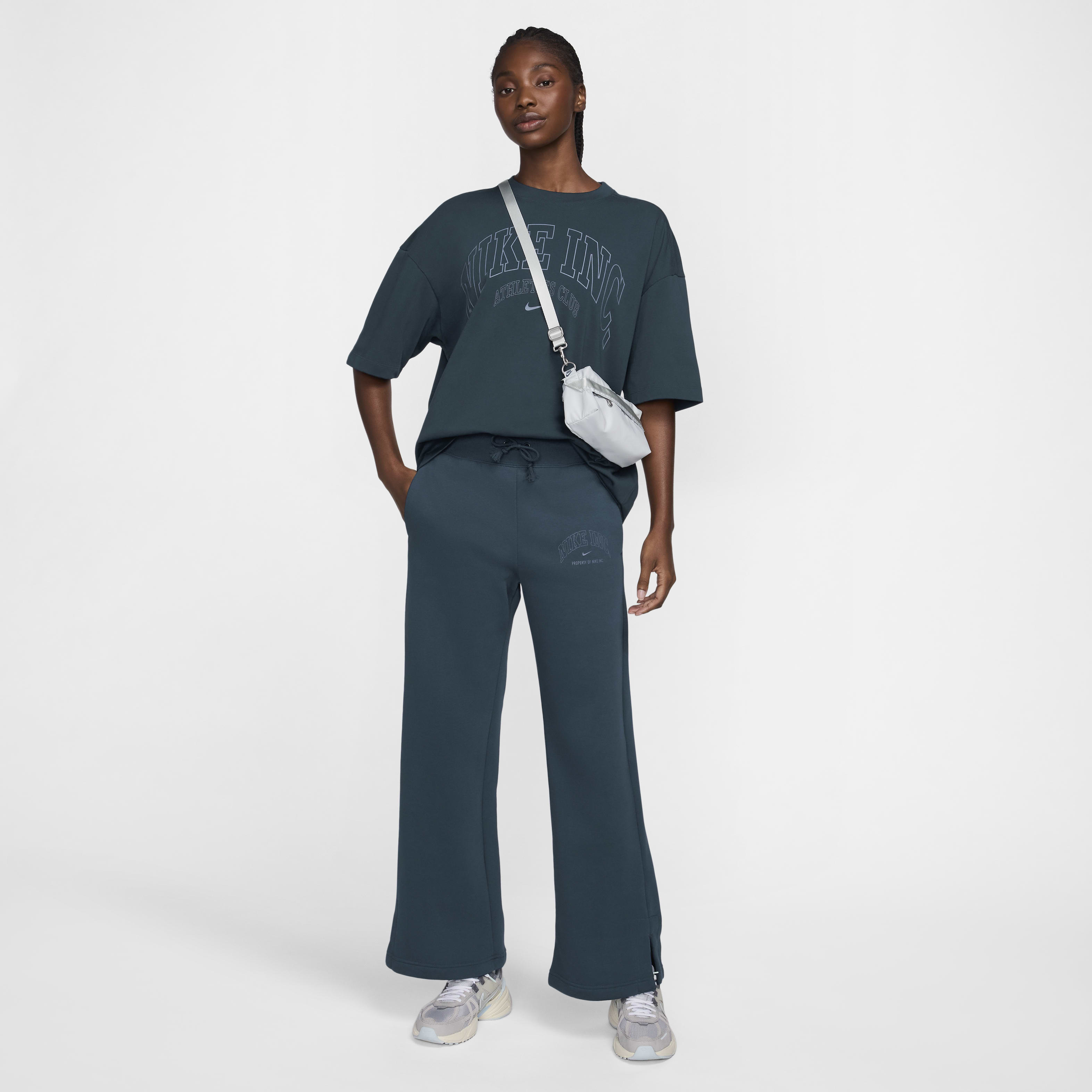 Nike Sportswear Phoenix Fleece Women's High-Waisted Wide-Leg Sweatpants