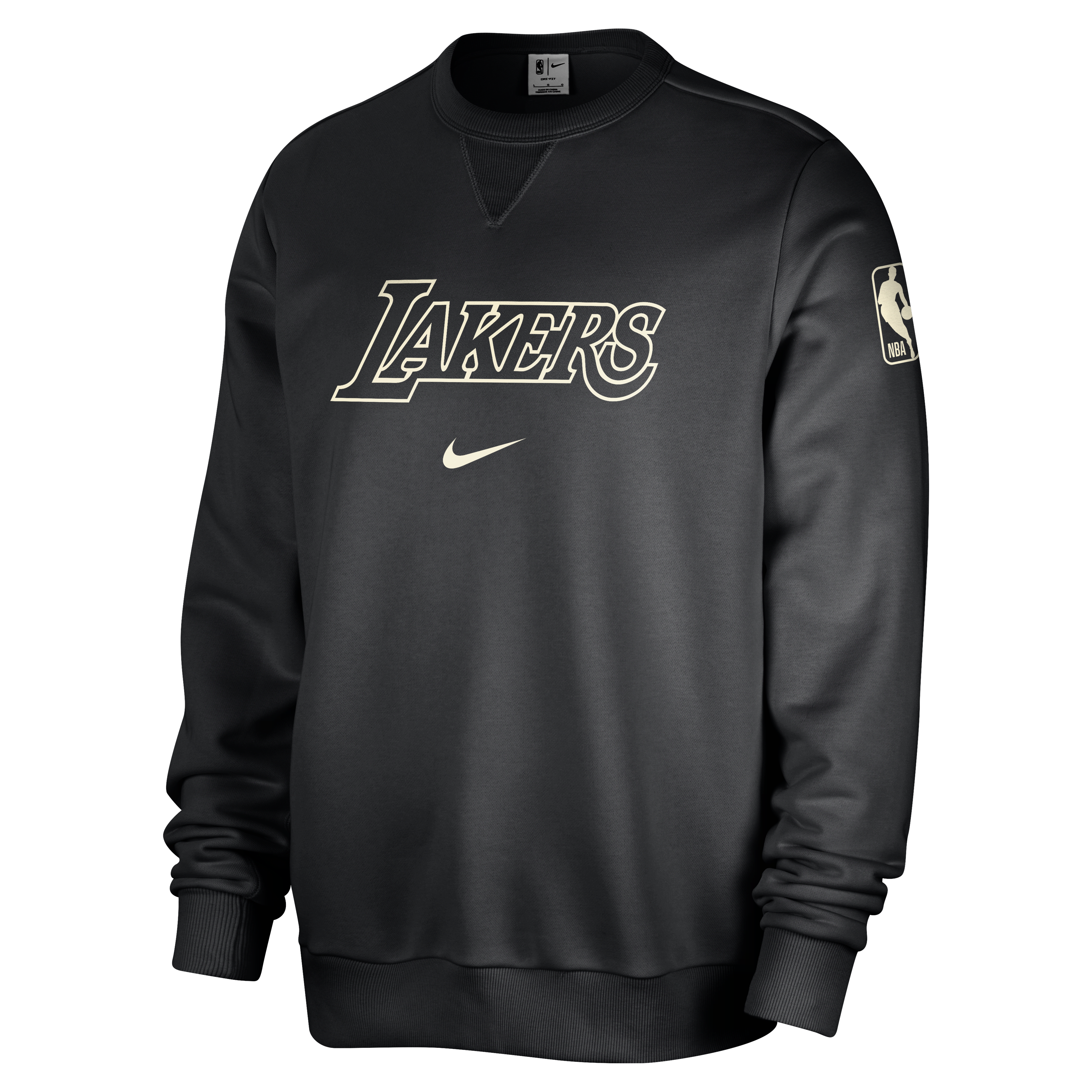 Los Angeles Lakers Standard Issue Men's Nike Dri-FIT NBA Crew-Neck Sweatshirt