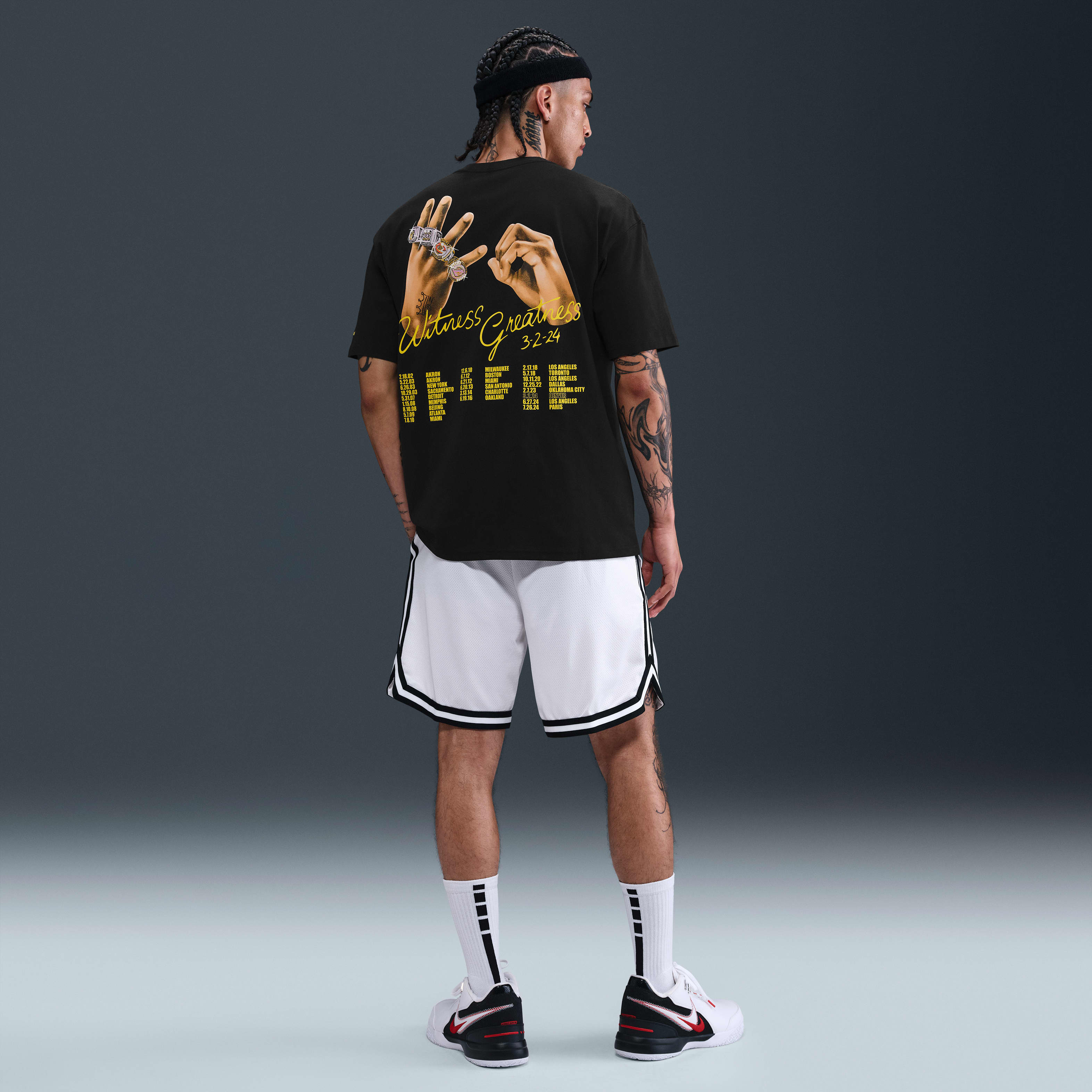 LeBron "Uncharted" Men's Max90 Basketball T-Shirt