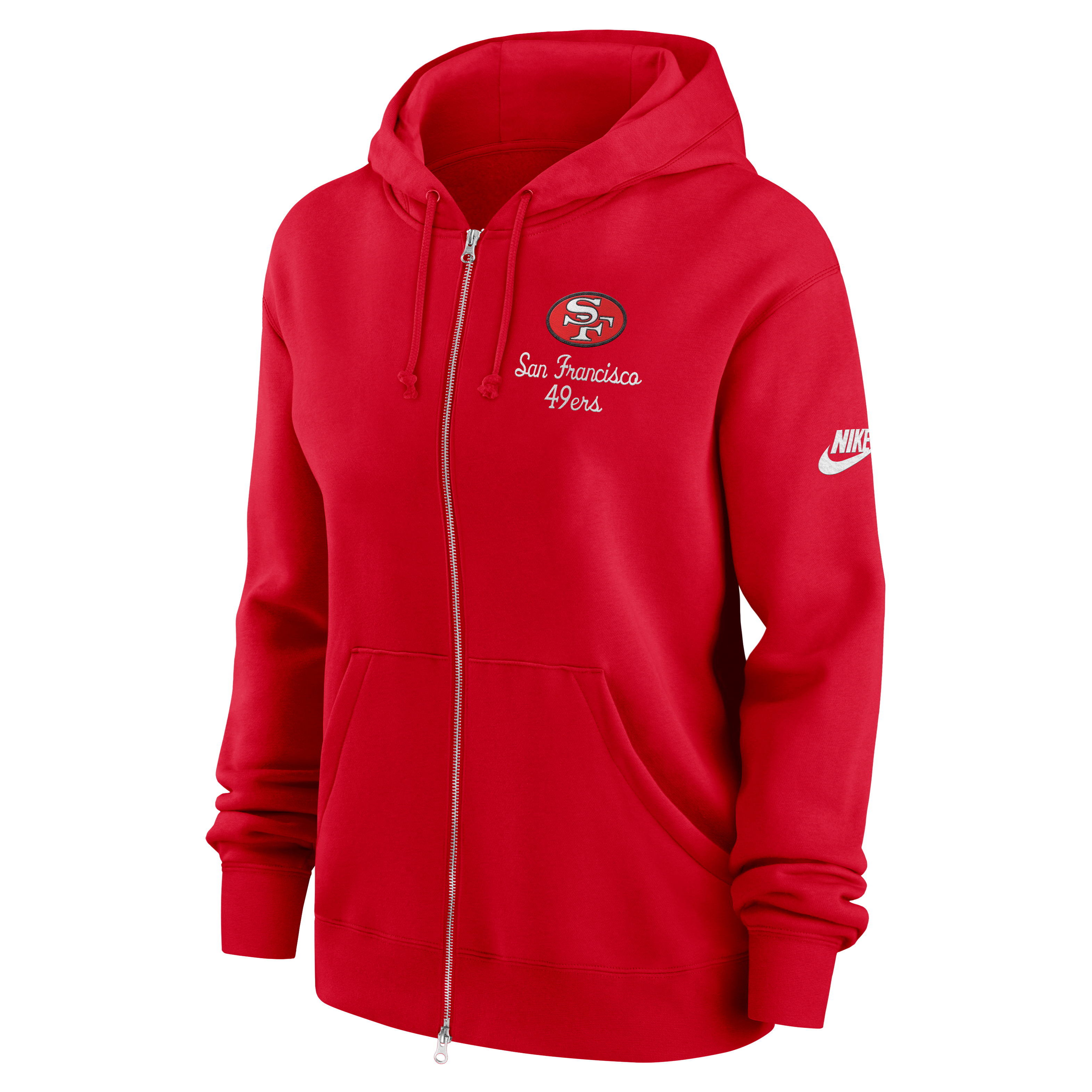 San Francisco 49ers Phoenix Rewind Women's Nike NFL Full-Zip Hoodie