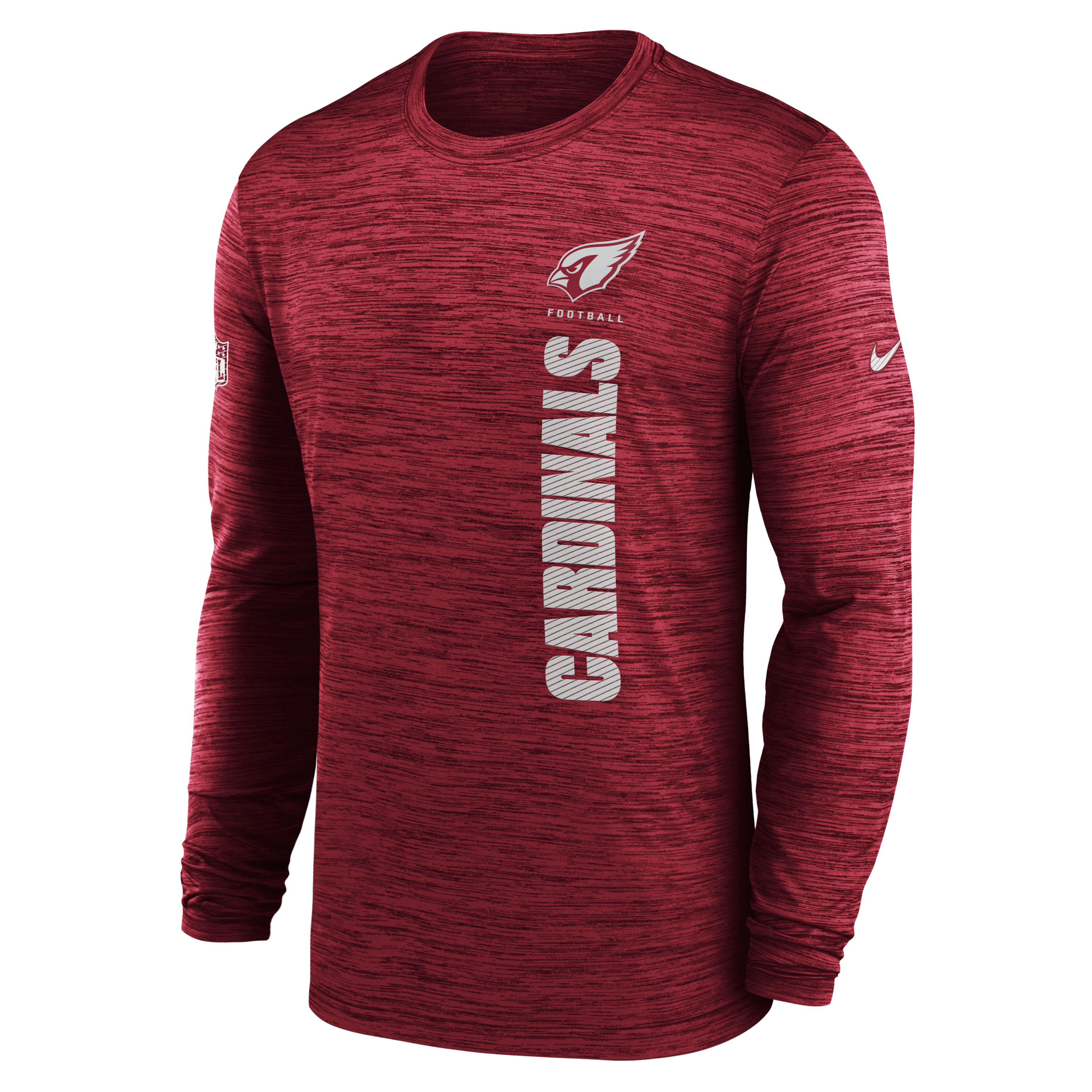 Arizona Cardinals Sideline Velocity Men's Nike Dri-FIT NFL Long-Sleeve T-Shirt