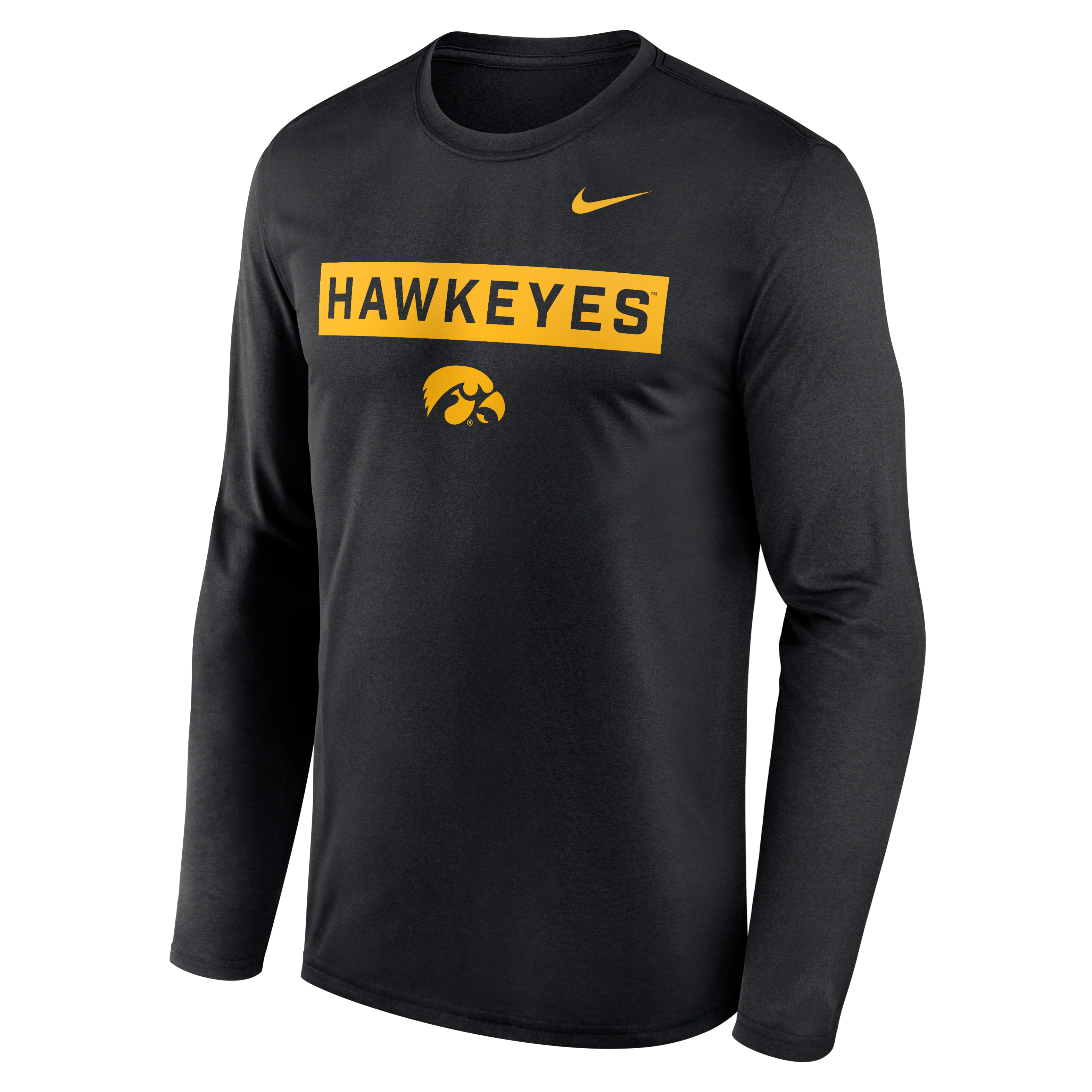 Iowa Primetime Legend 2-Hit Men's Nike Dri-FIT College Long-Sleeve T-Shirt