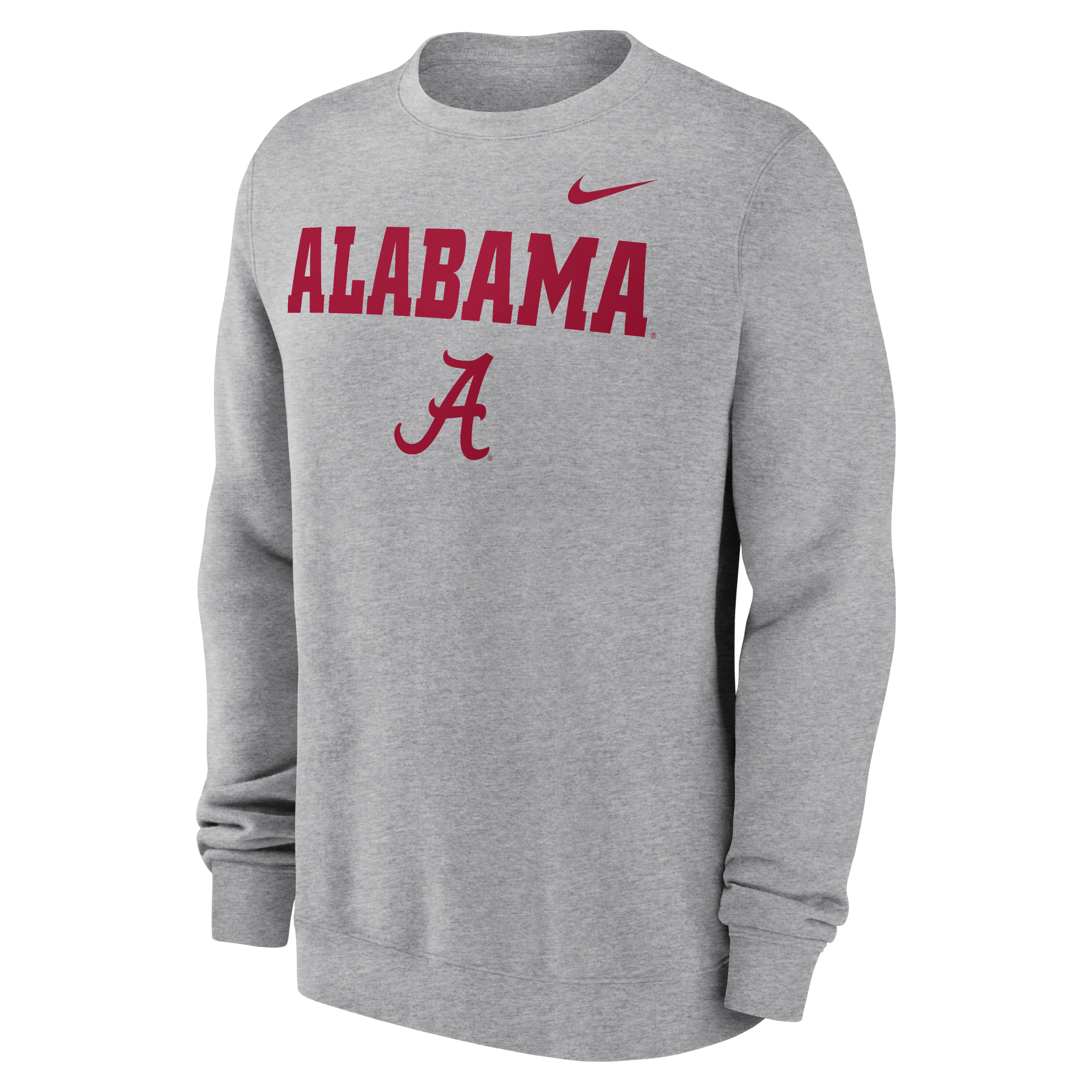 Alabama Crimson Tide Primetime Primary Stack Men's Nike College Pullover Crew