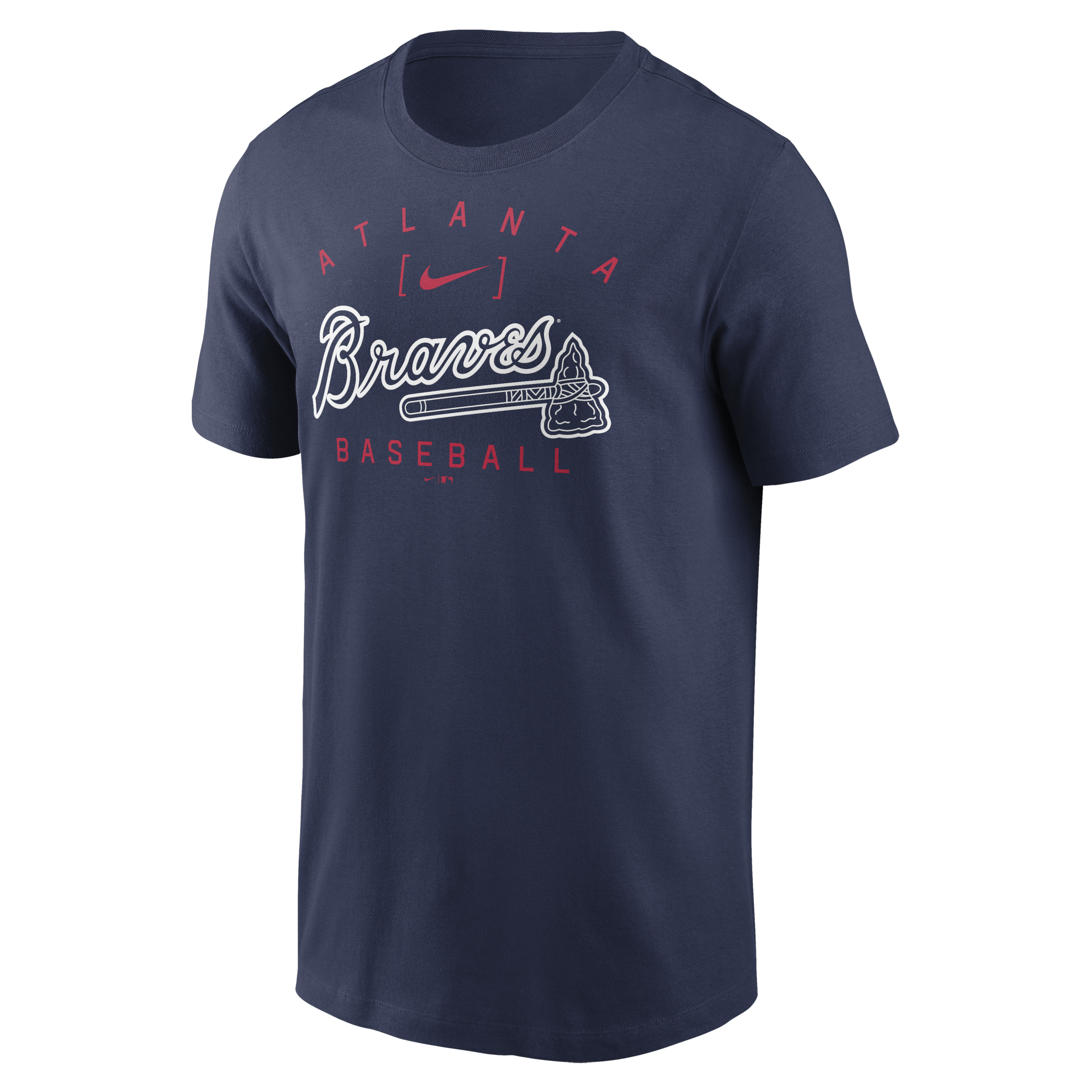 Atlanta Braves Home Team Athletic Arch Men's Nike MLB T-Shirt