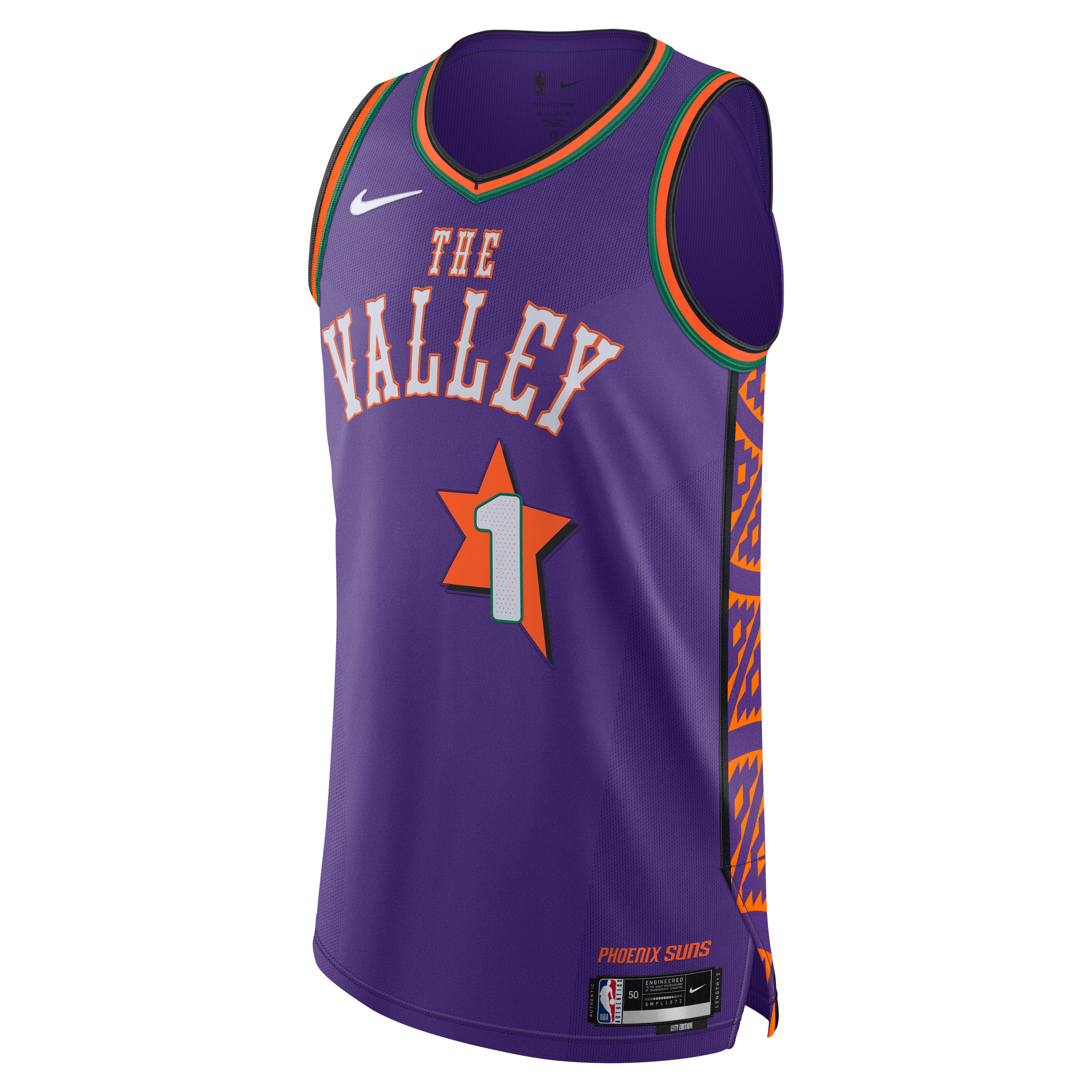 Devin Booker Phoenix Suns 2024/25 City Edition Men's Nike Dri-FIT ADV NBA Authentic Jersey