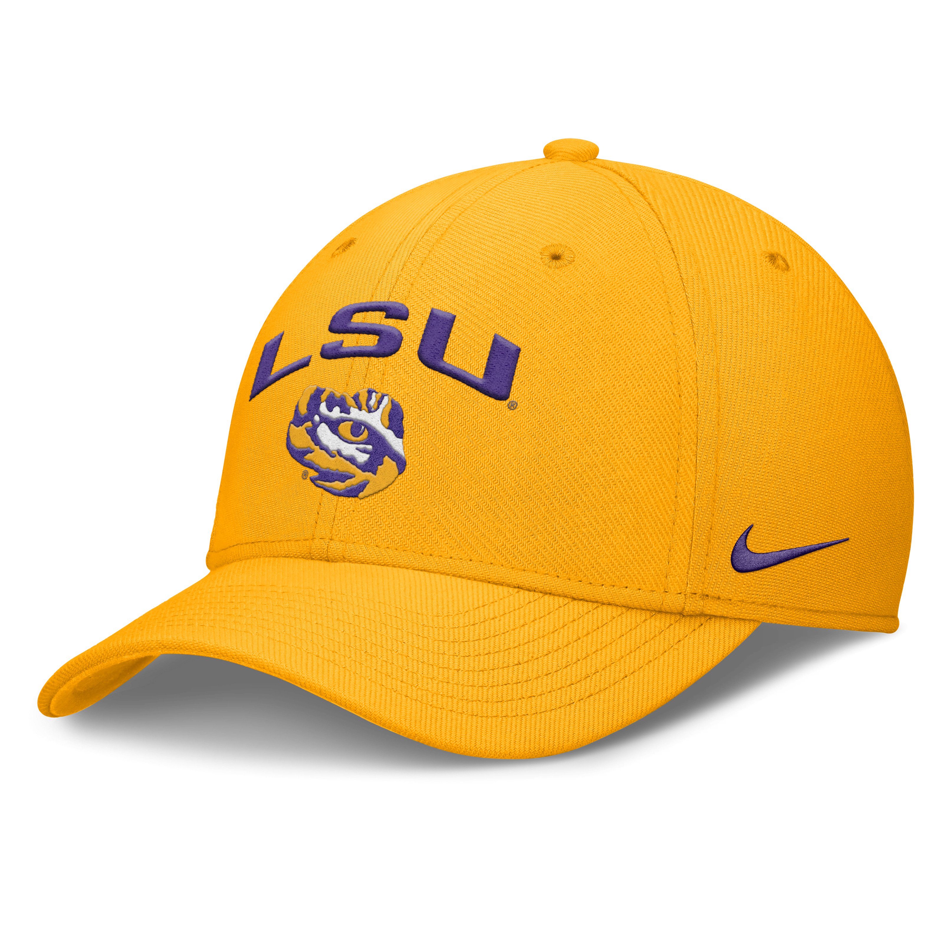 LSU On-Field Rise Swoosh Men's Nike Dri-FIT College Hat