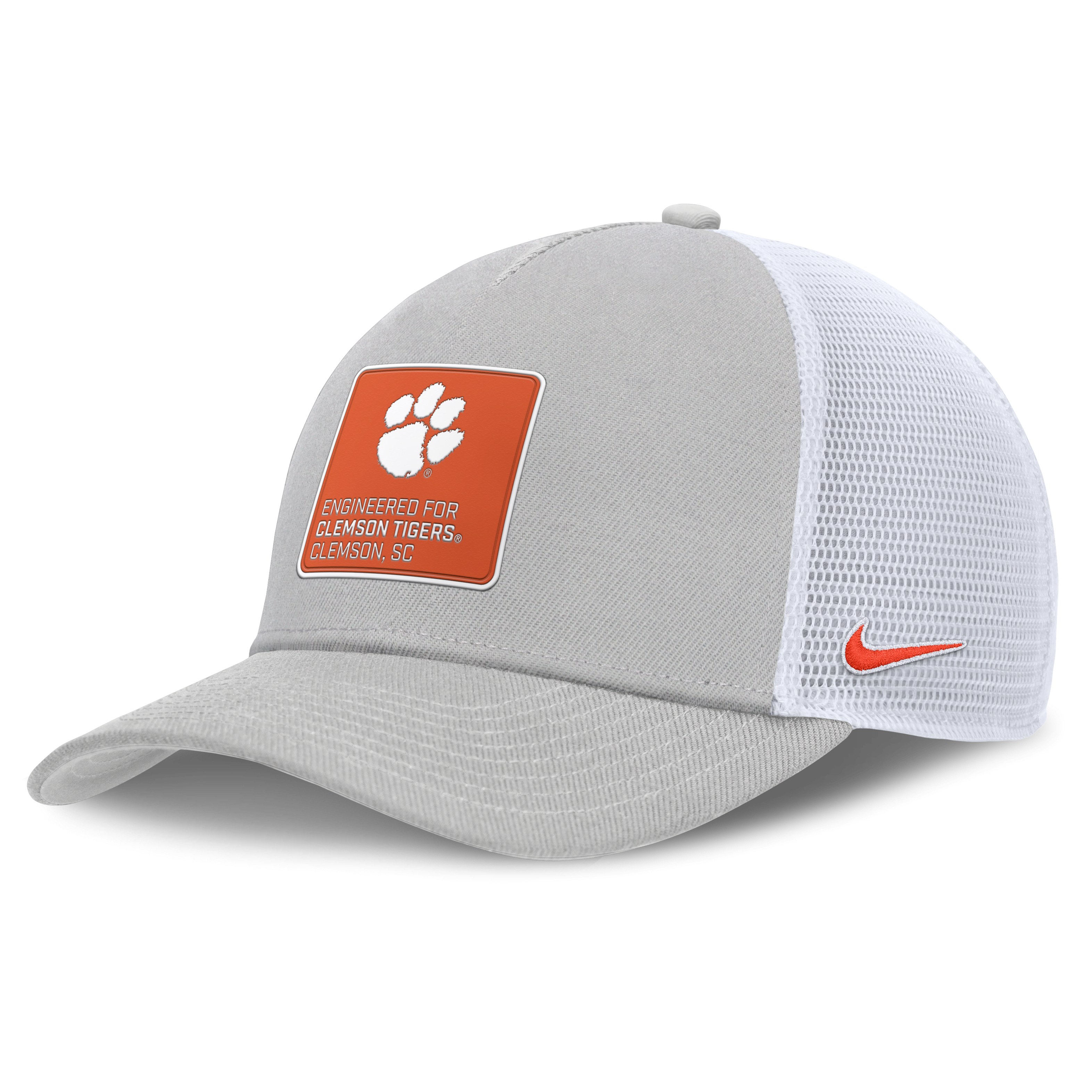 Clemson On-Field Rise Engineered Men's Nike College Trucker Adjustable Hat