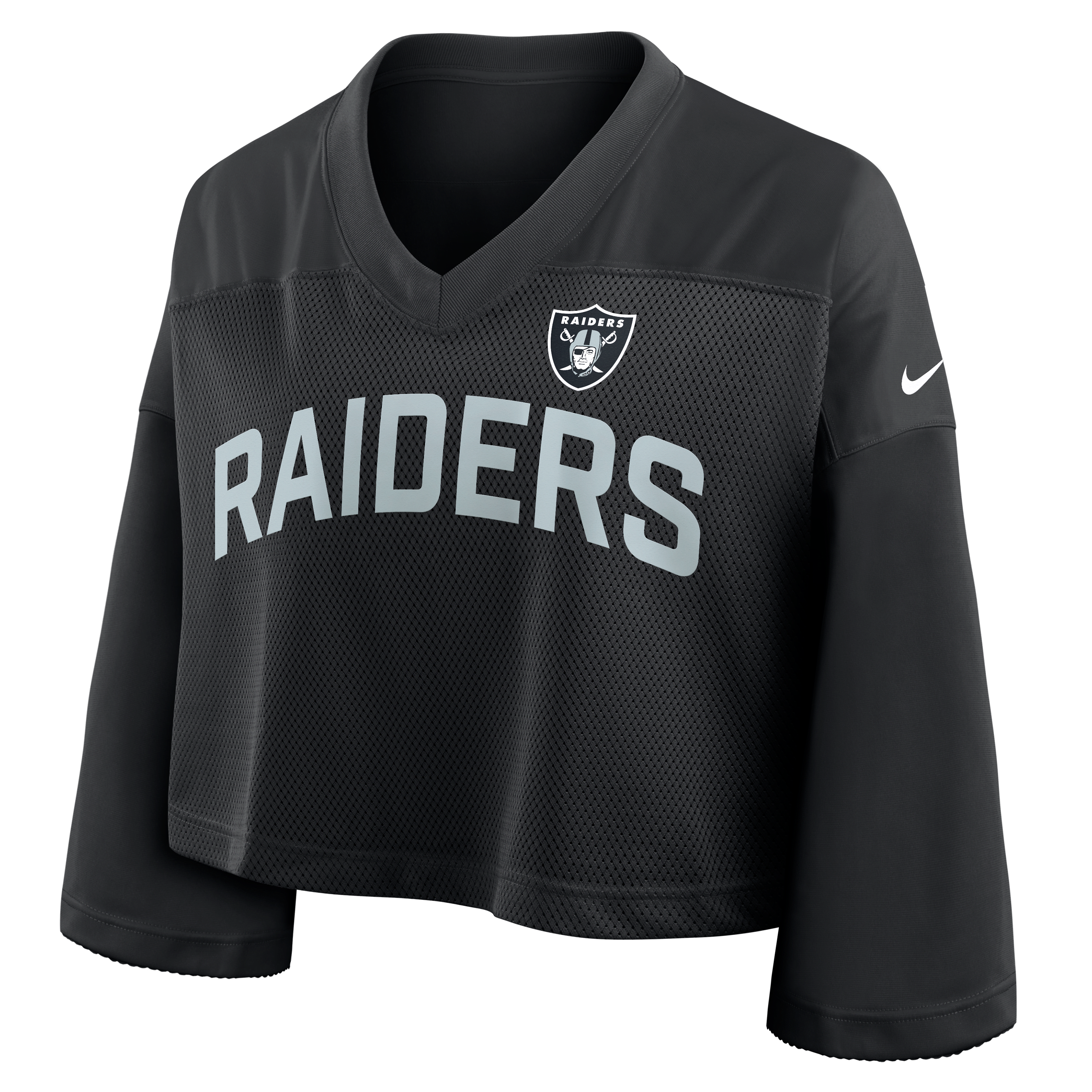 Las Vegas Raiders Wide Receiver Jersey Fashion Women's Nike Dri-FIT NFL Cropped Top