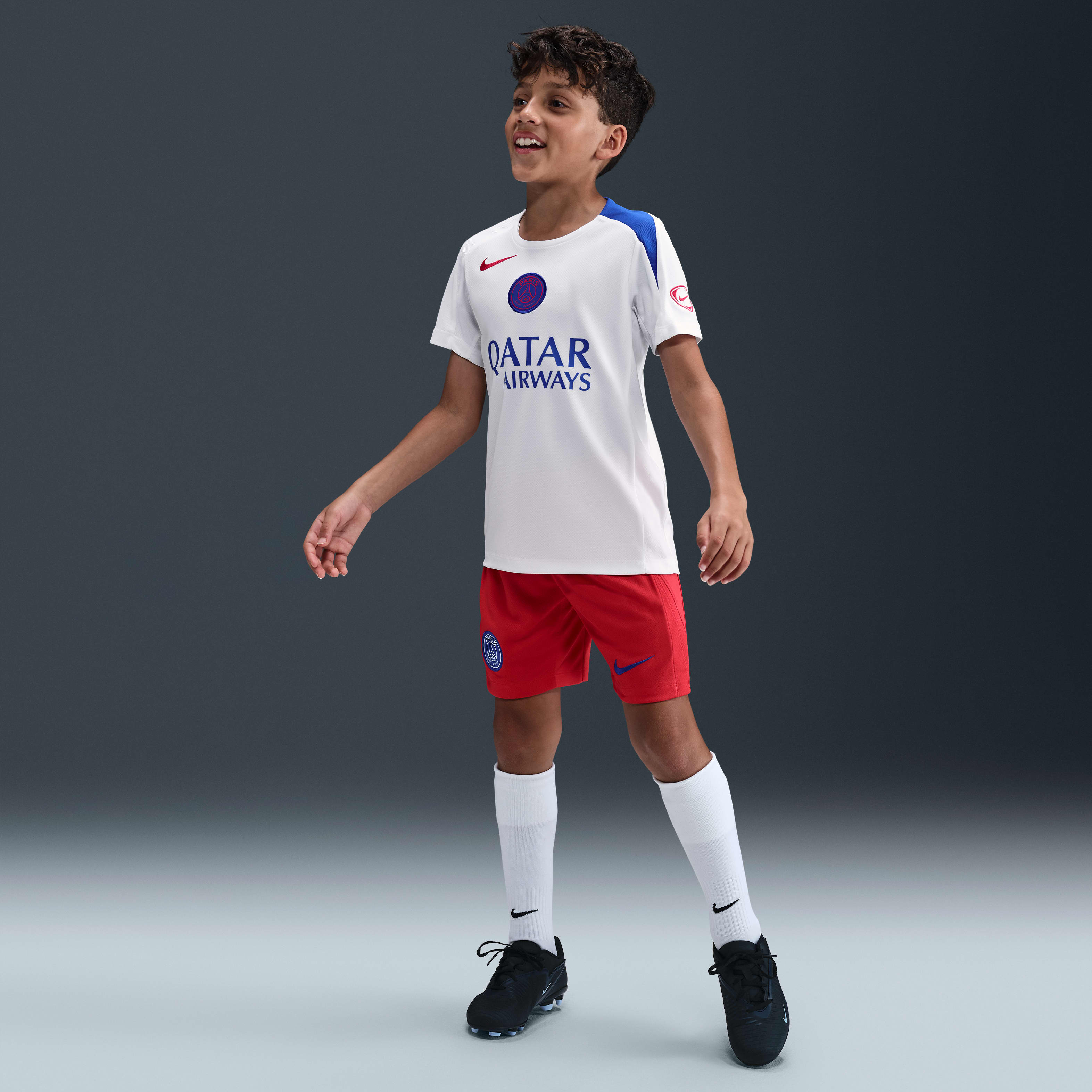 PSG Strike Third Big Kids' Nike Dri-FIT Total 90 Soccer Knit Top
