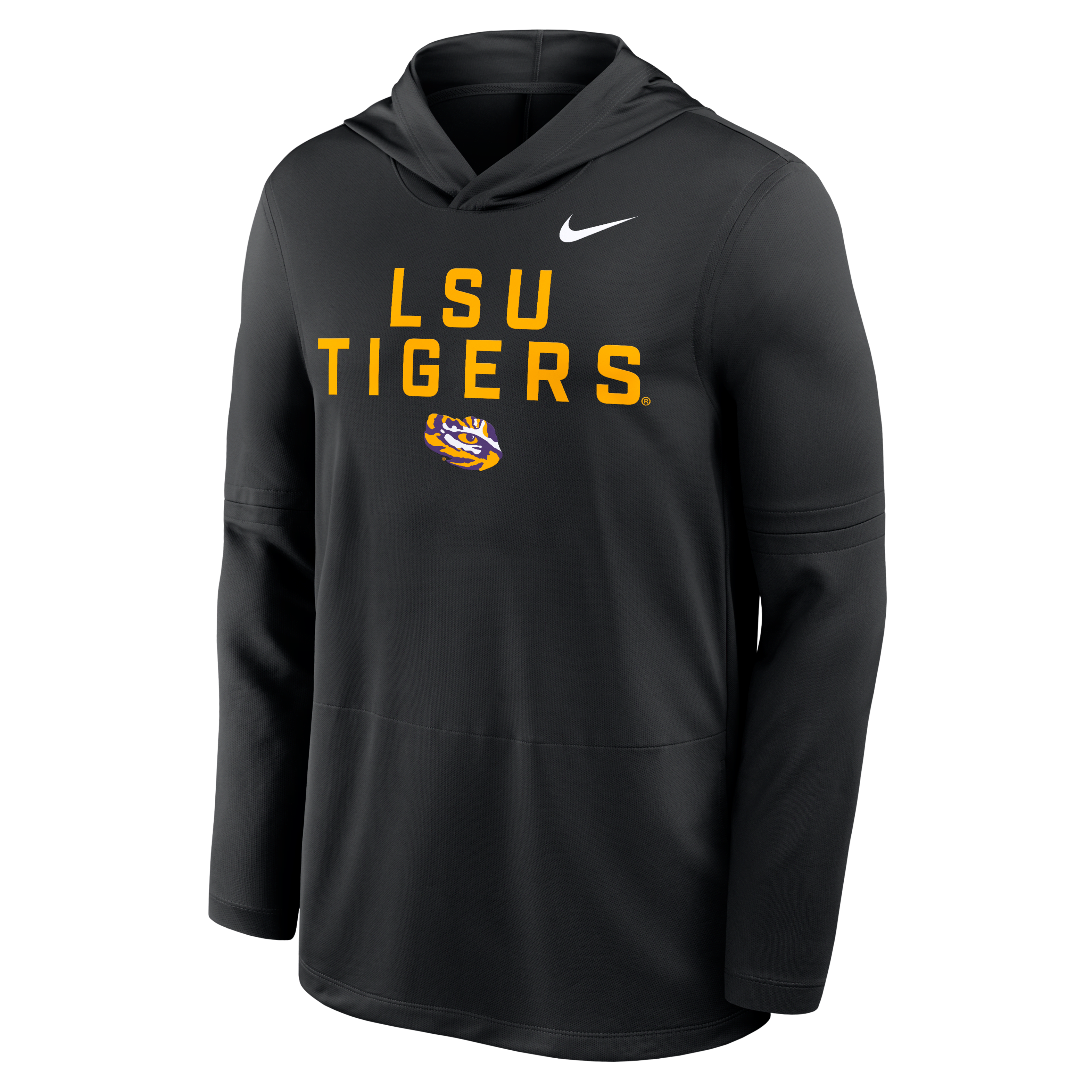 LSU Sideline Men's Nike Dri-FIT College Long-Sleeve Hooded Top