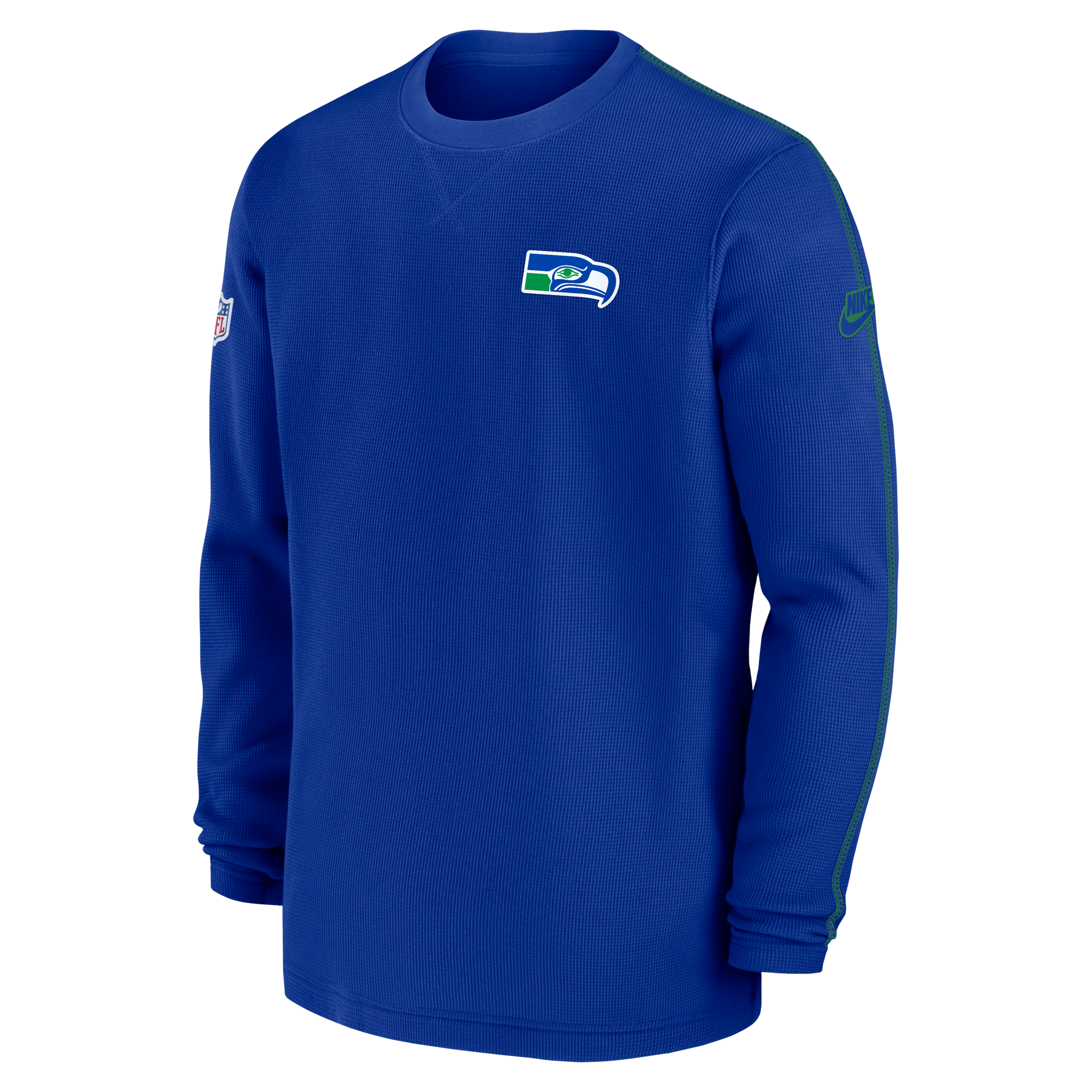 Seattle Seahawks Logo Coach Men’s Nike NFL Long-Sleeve Top