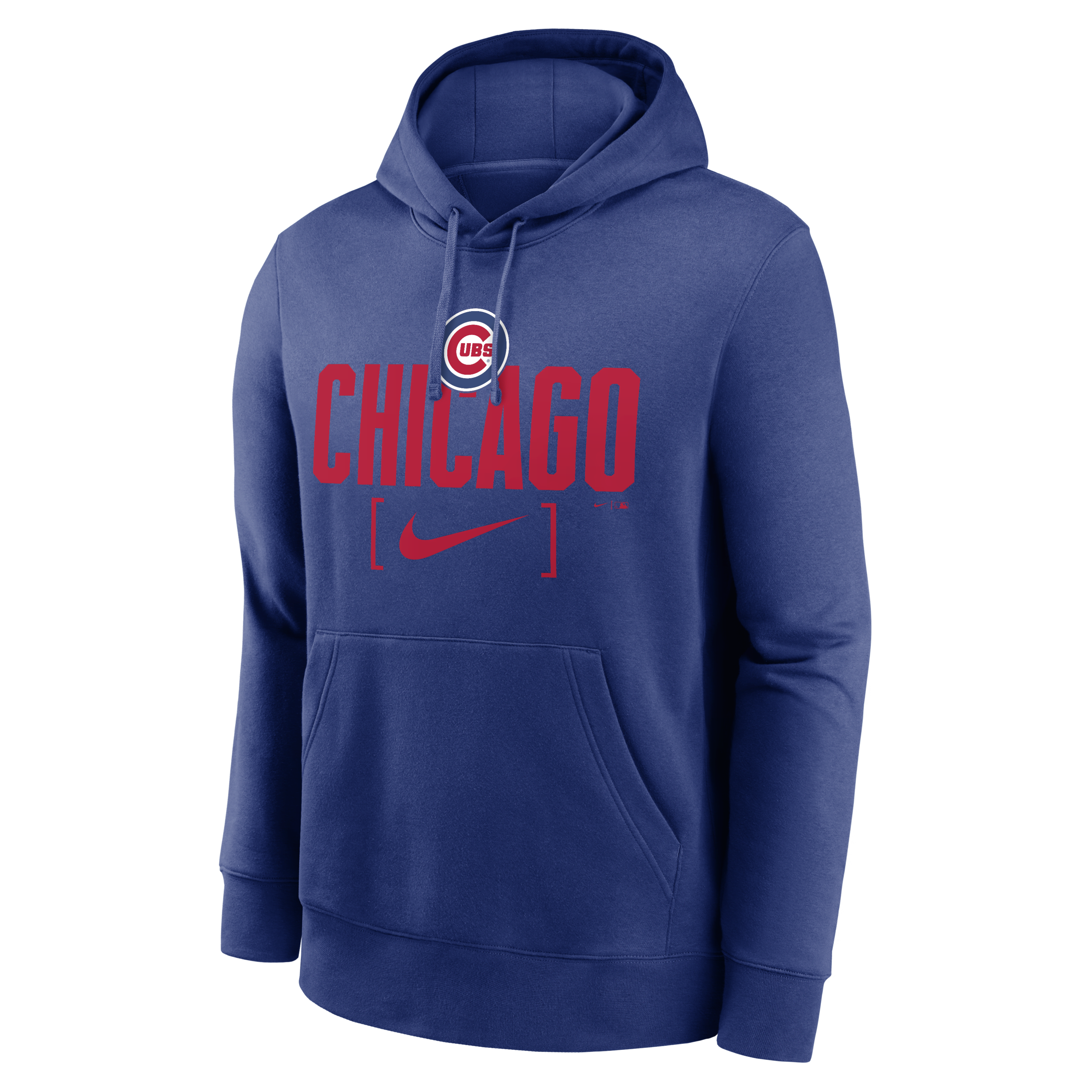 Chicago Cubs Club Slack Men's Nike MLB Pullover Hoodie