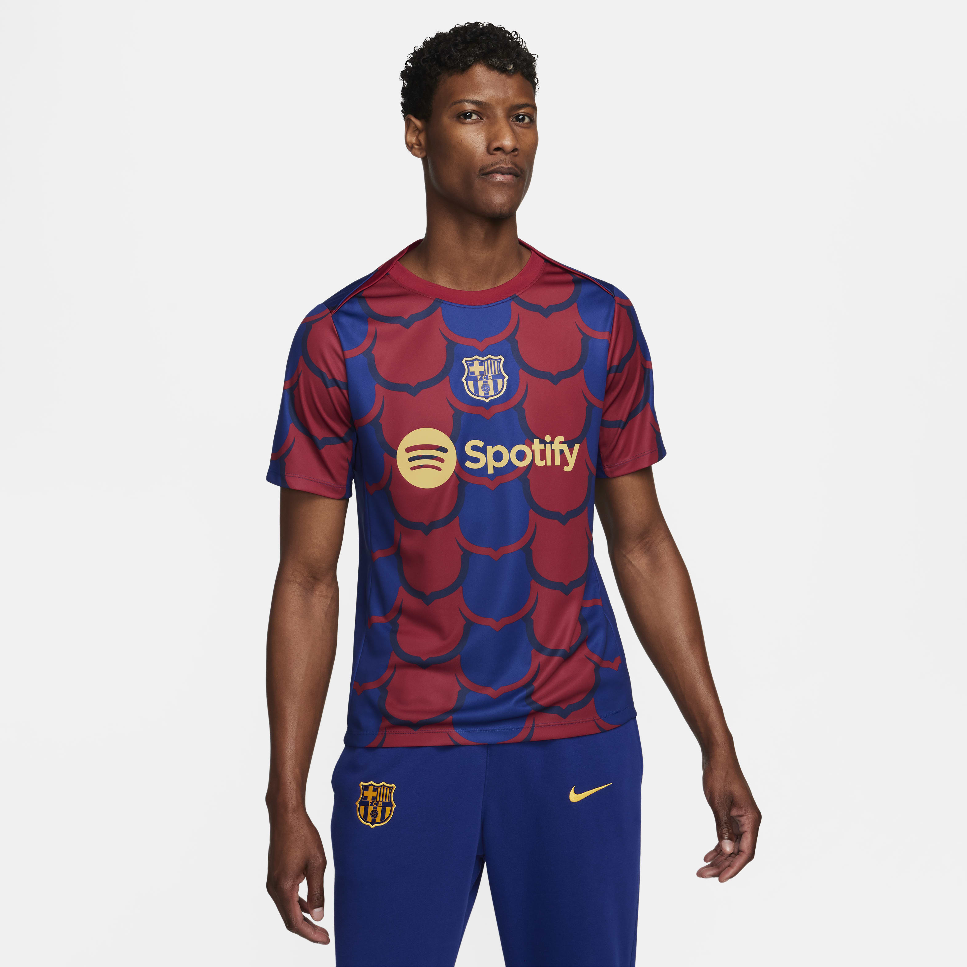 FC Barcelona Academy Pro SE Men's Nike Dri-FIT Soccer Pre-Match Top