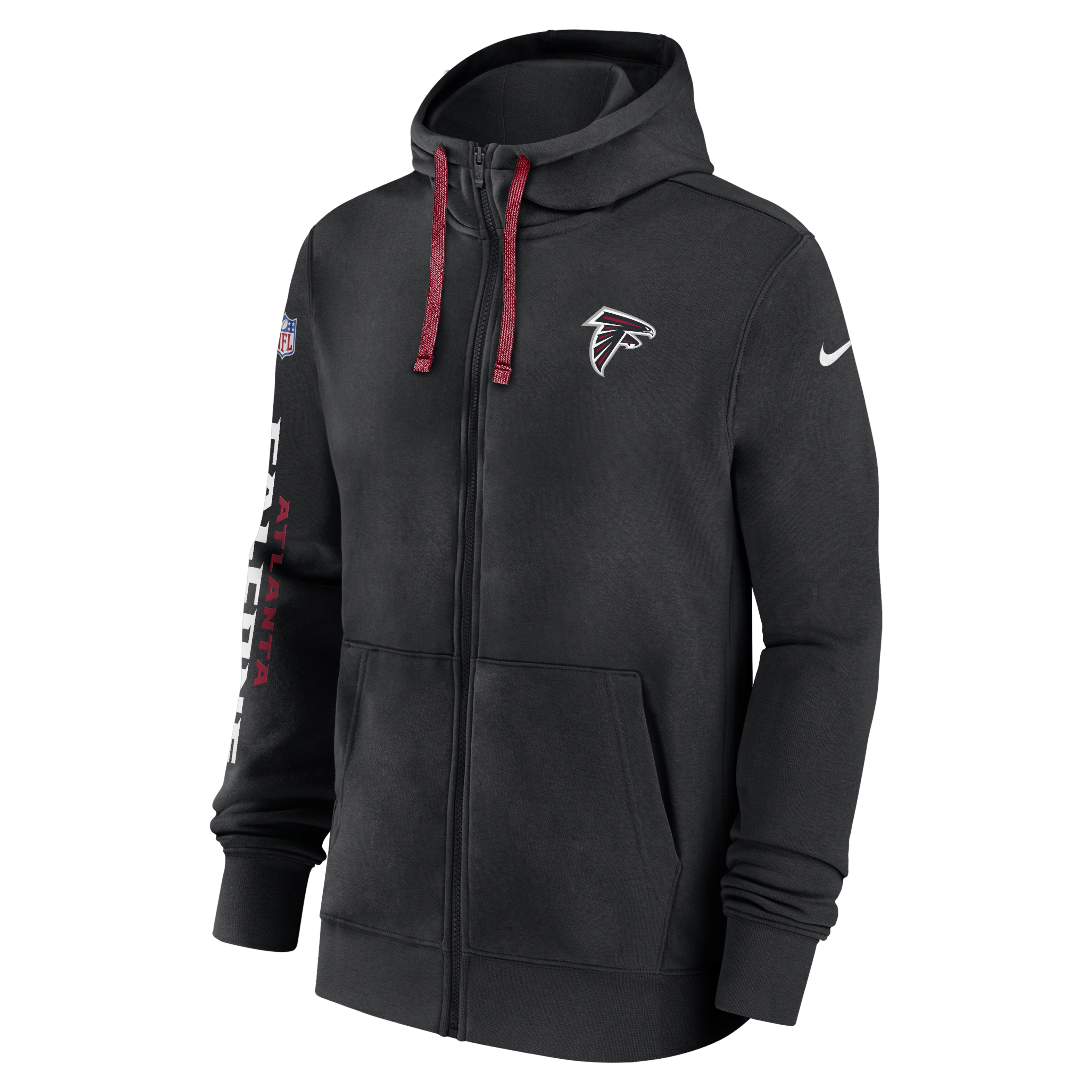 Atlanta Falcons Sideline Team Issue Club Men's Nike Full Zip Hoodie