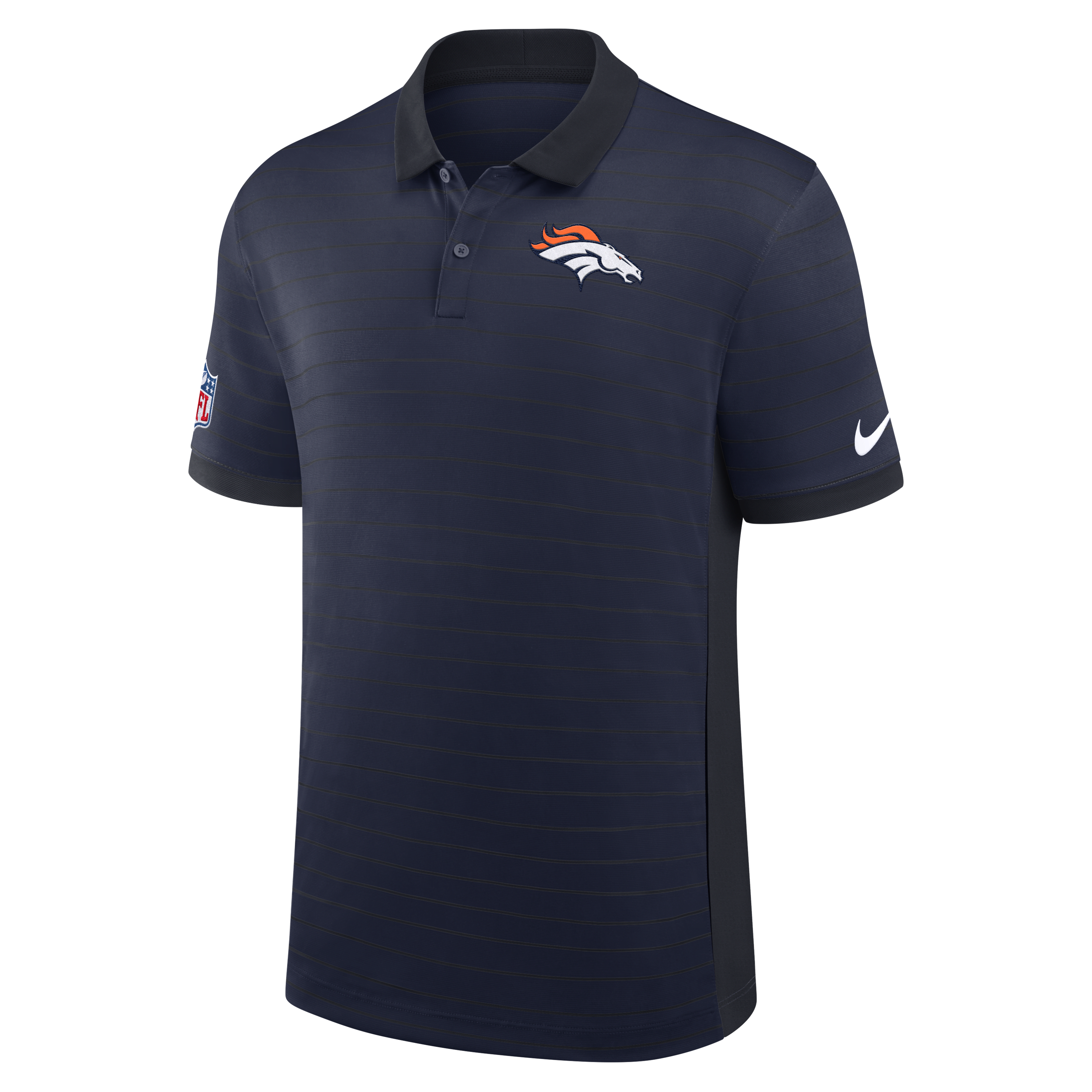Denver Broncos Sideline Victory Stripe Men's Nike Dri-FIT NFL Polo