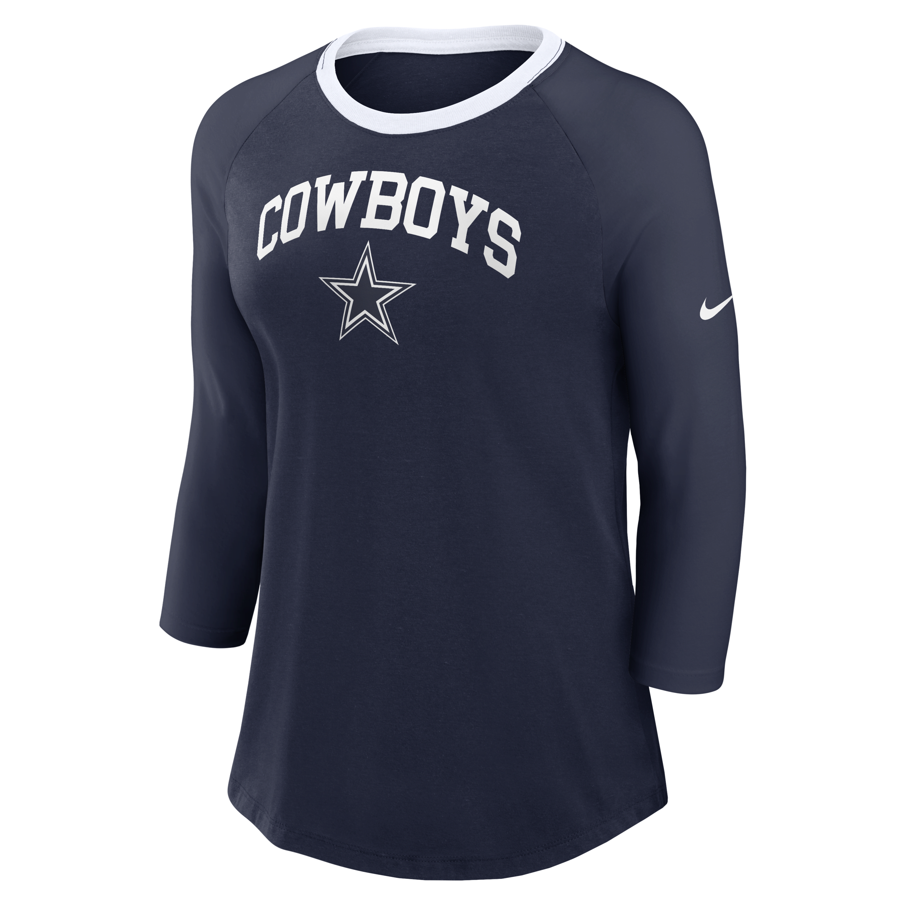 Dallas Cowboys Women's Nike NFL 3/4-Sleeve T-Shirt