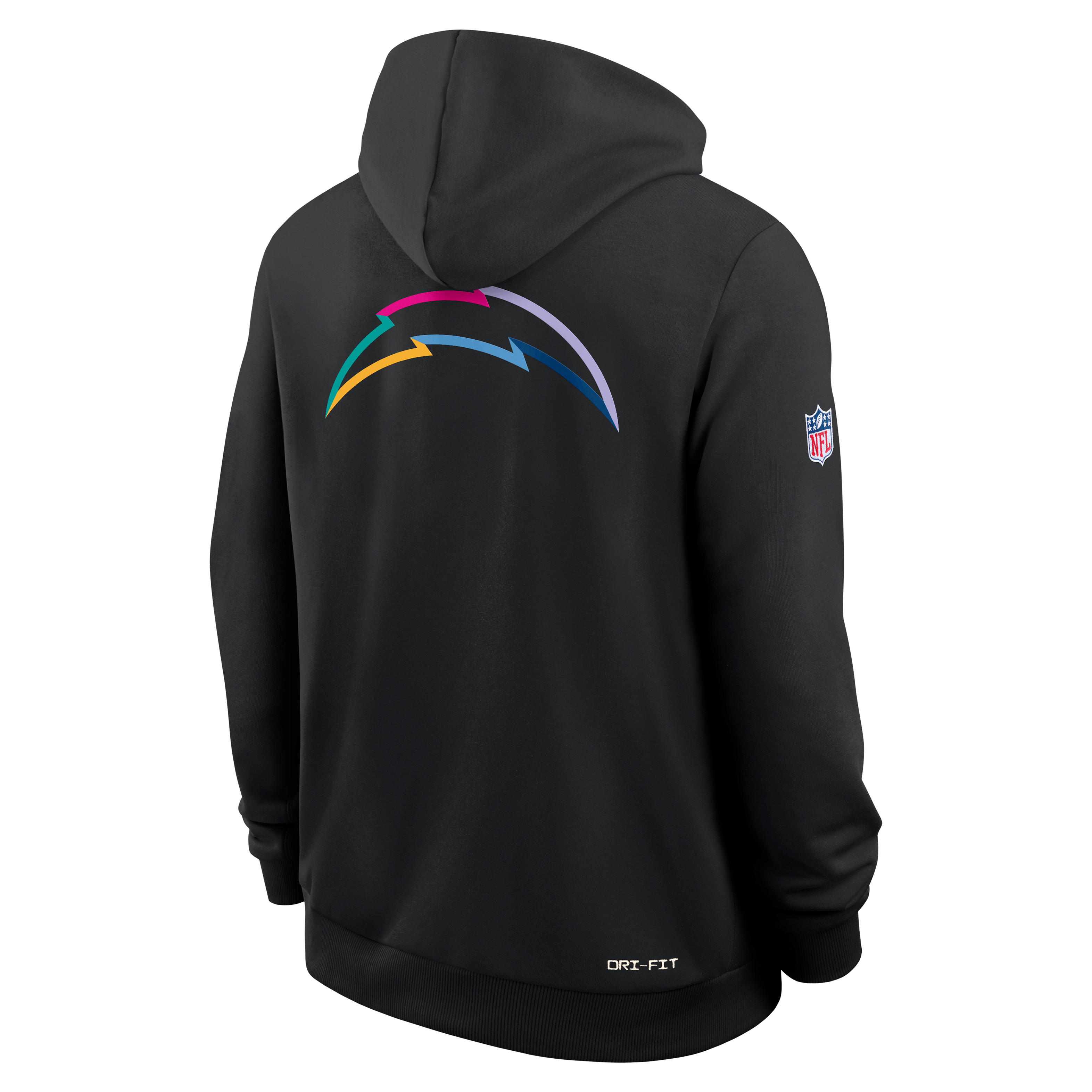 Los Angeles Chargers Crucial Catch Sideline Men's Nike Dri-FIT NFL Pullover Hoodie