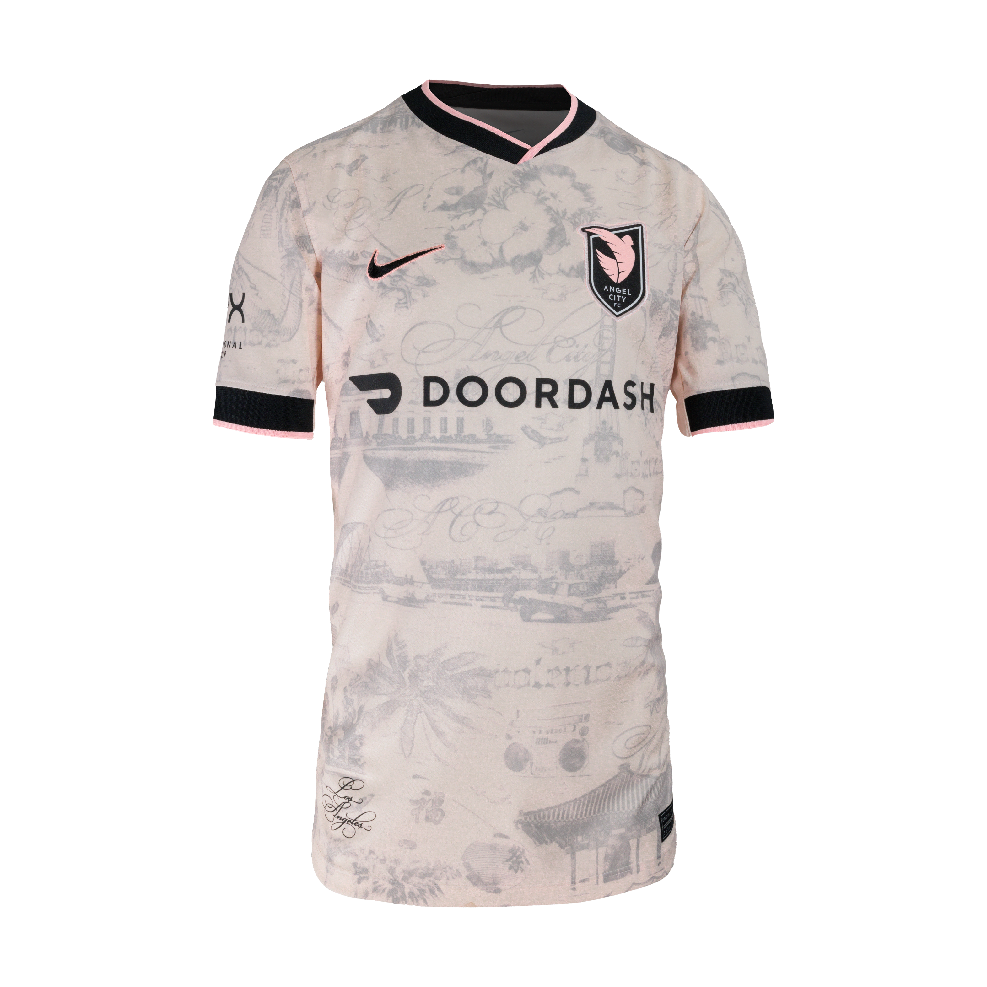 Christen Press Angel City FC 2025 Stadium Away Big Kids' Nike Dri-FIT NWSL Replica Jersey