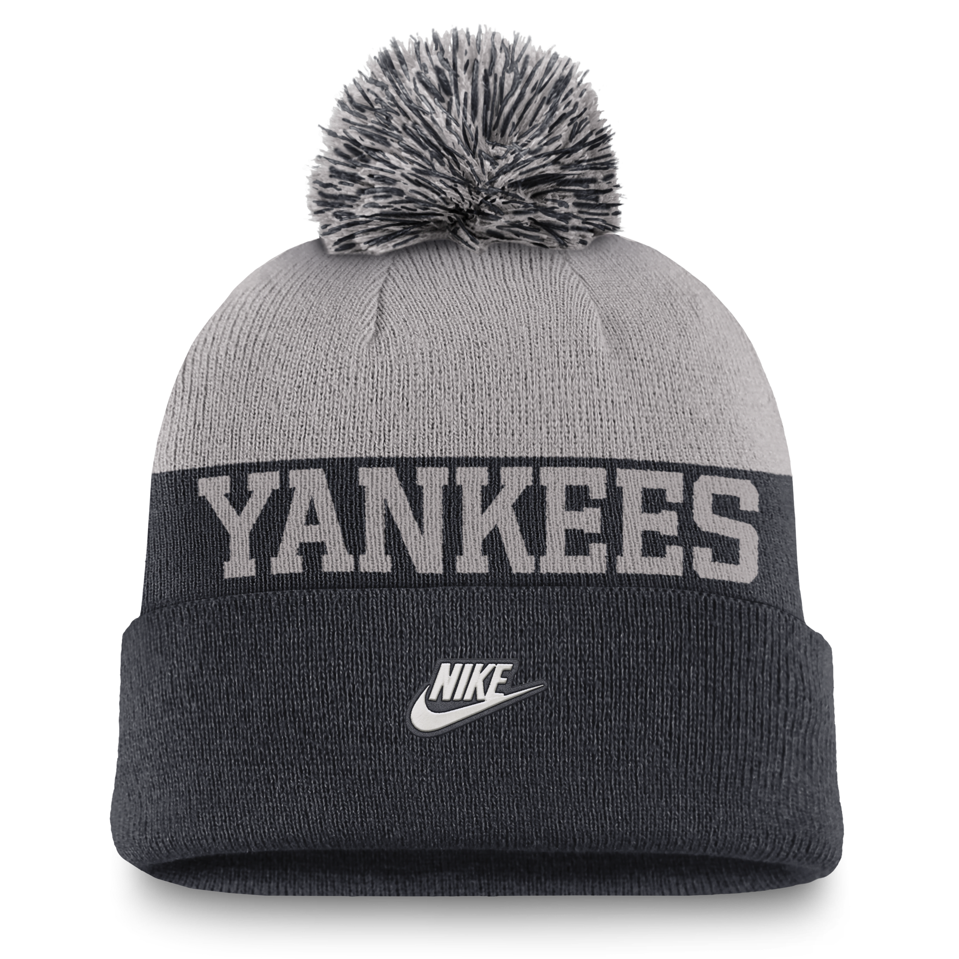 New York Yankees Rewind Peak Men's Nike MLB Cuffed Pom Beanie