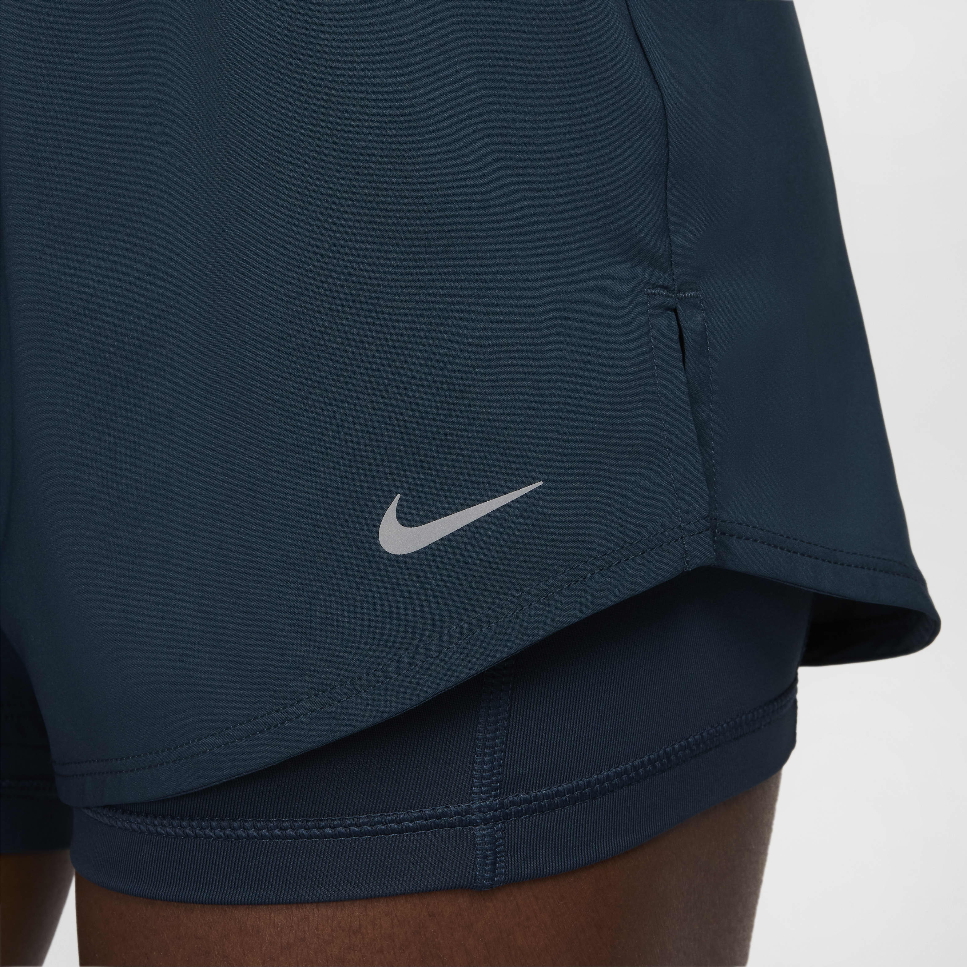 Nike One Women's Dri-FIT High-Waisted 3" 2-in-1 Shorts