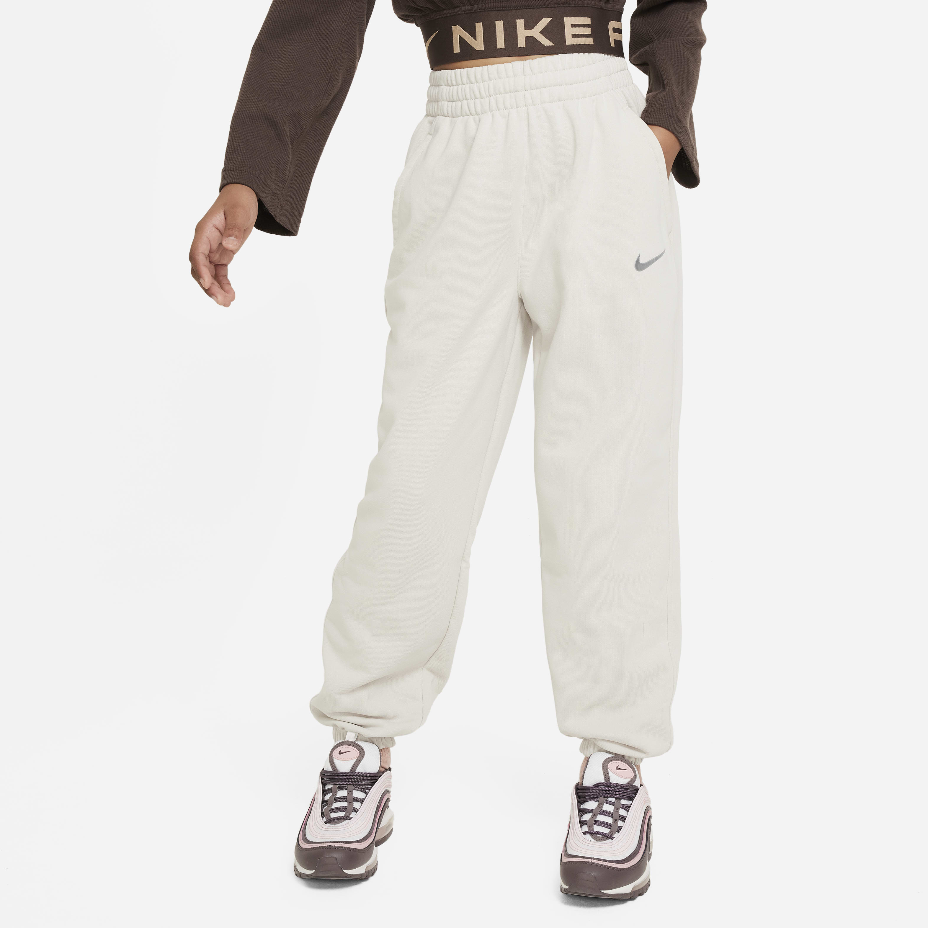 Nike Sportswear Big Kids' (Girls') Dri-FIT Loose Fleece Joggers