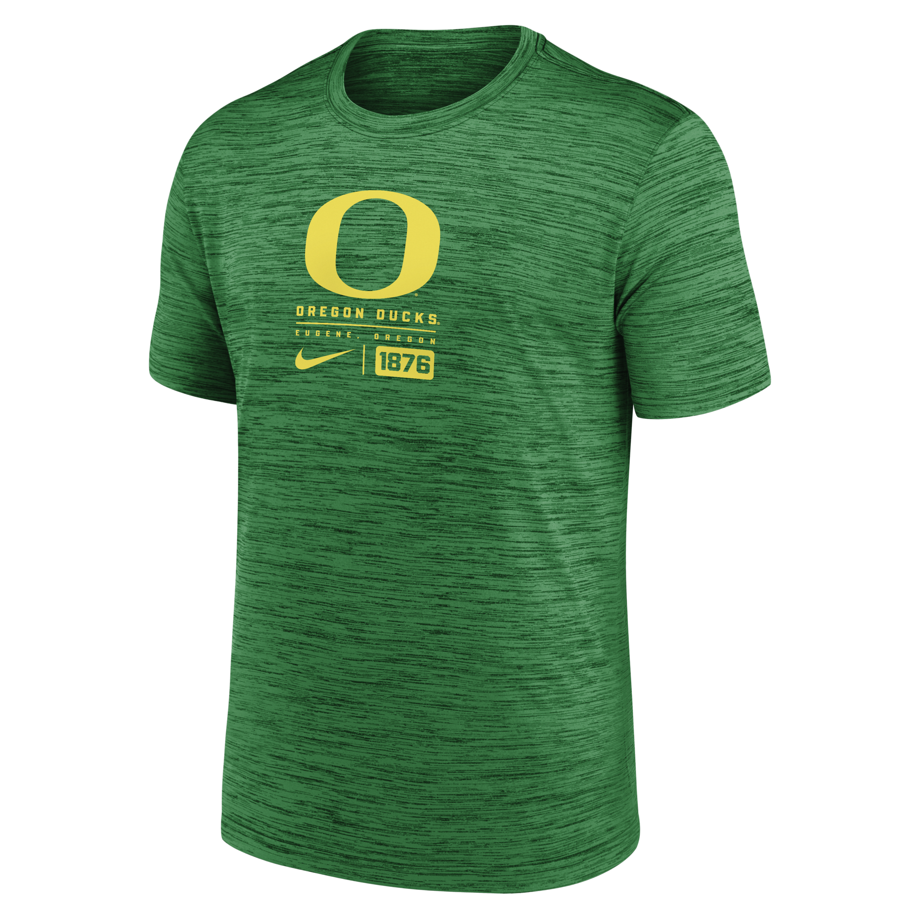 Oregon Ducks Campus Center Block Velocity Men's Nike Dri-FIT College T-Shirt