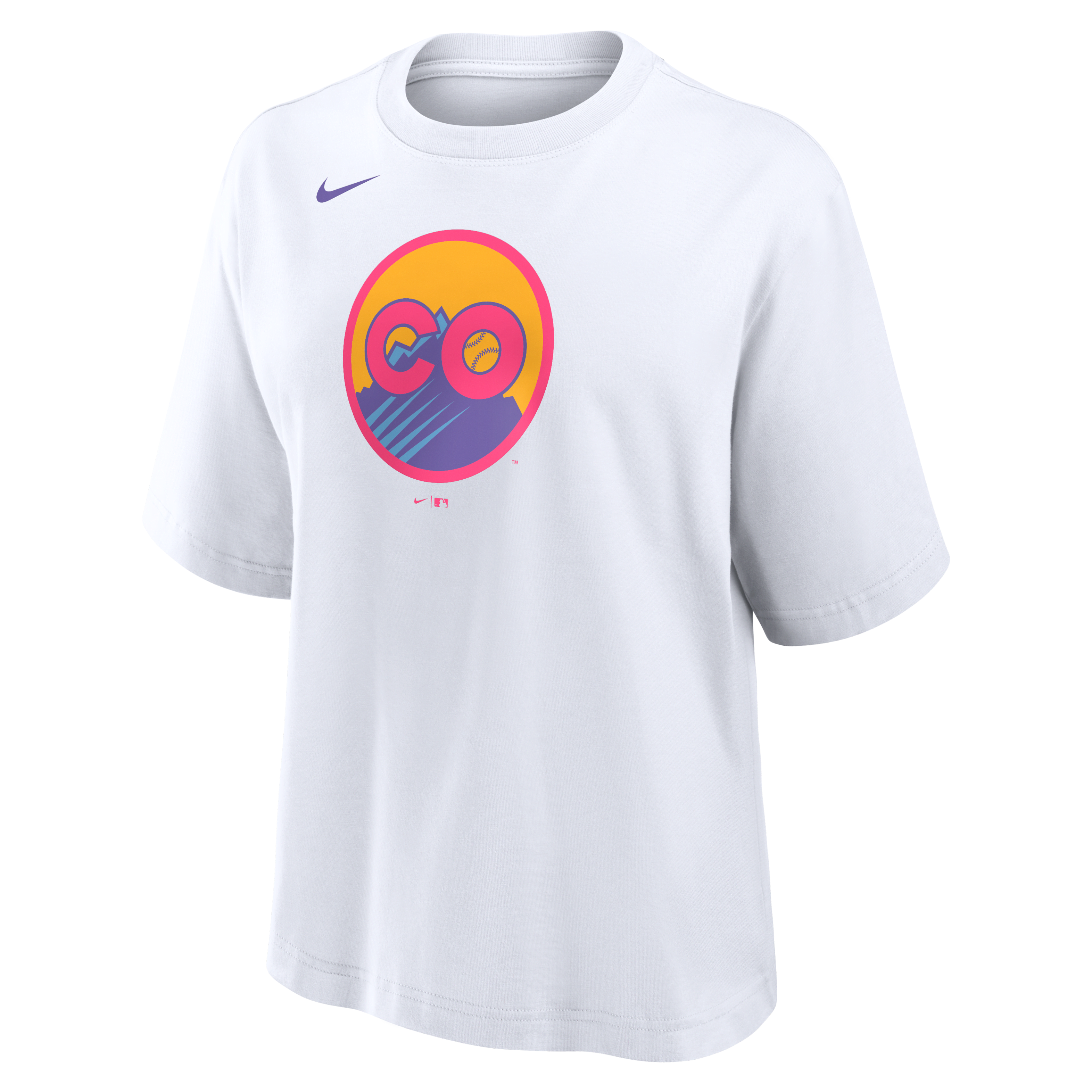 Colorado Rockies City Connect Boxy Women's Nike MLB T-Shirt