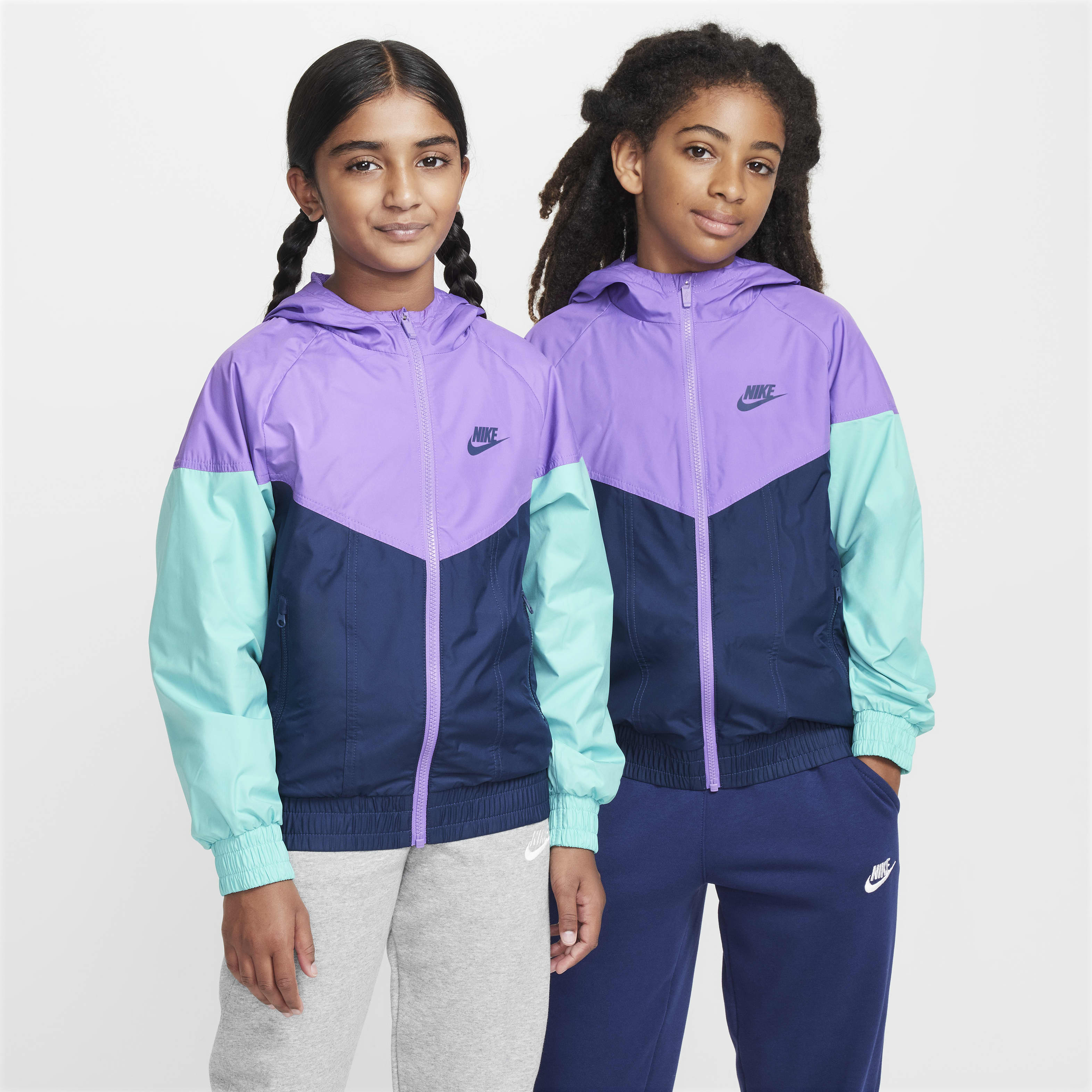 Nike Sportswear Windrunner Big Kids' Hooded Repel Jacket