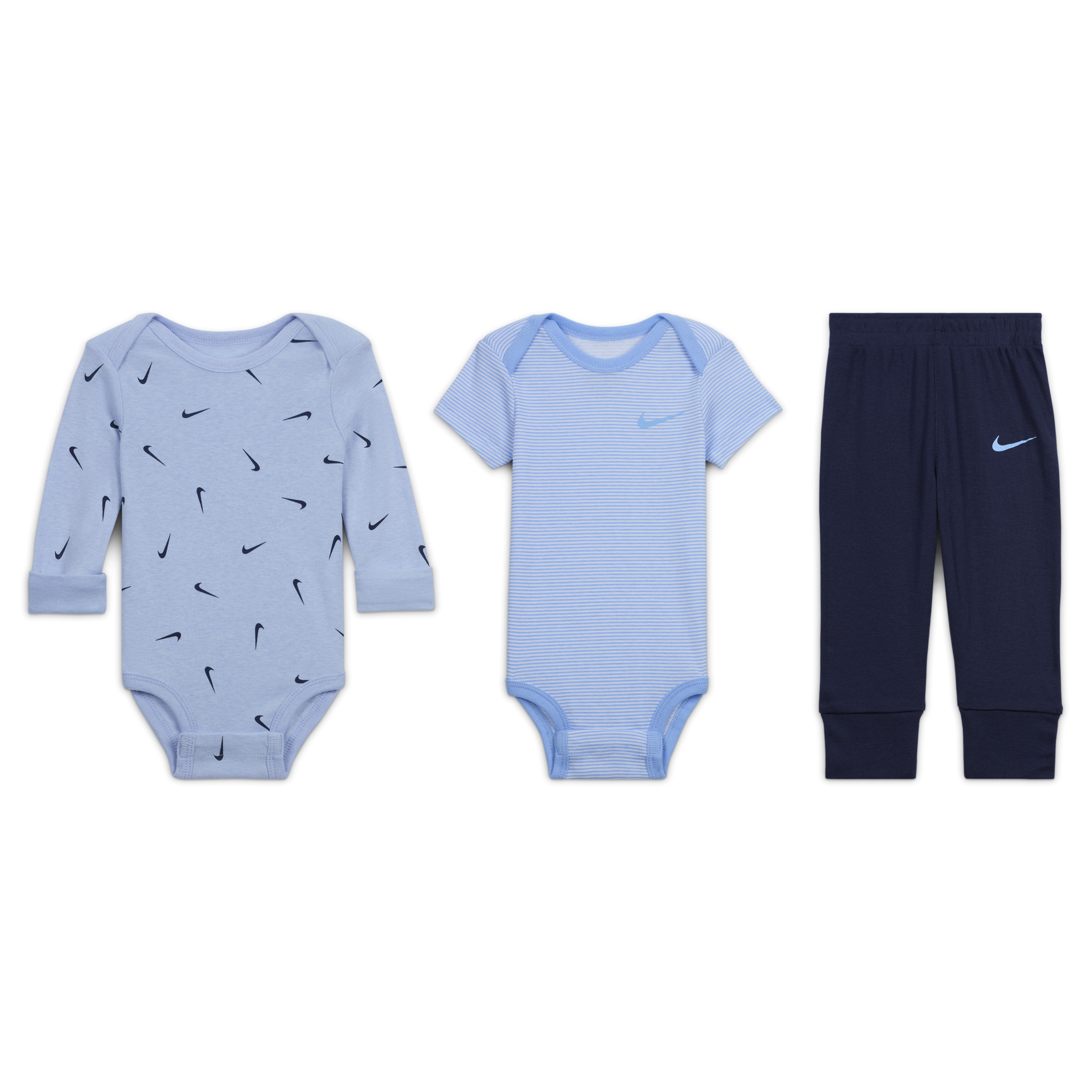 Nike Baby Essentials (0-9M) 3-Piece Bodysuit Set