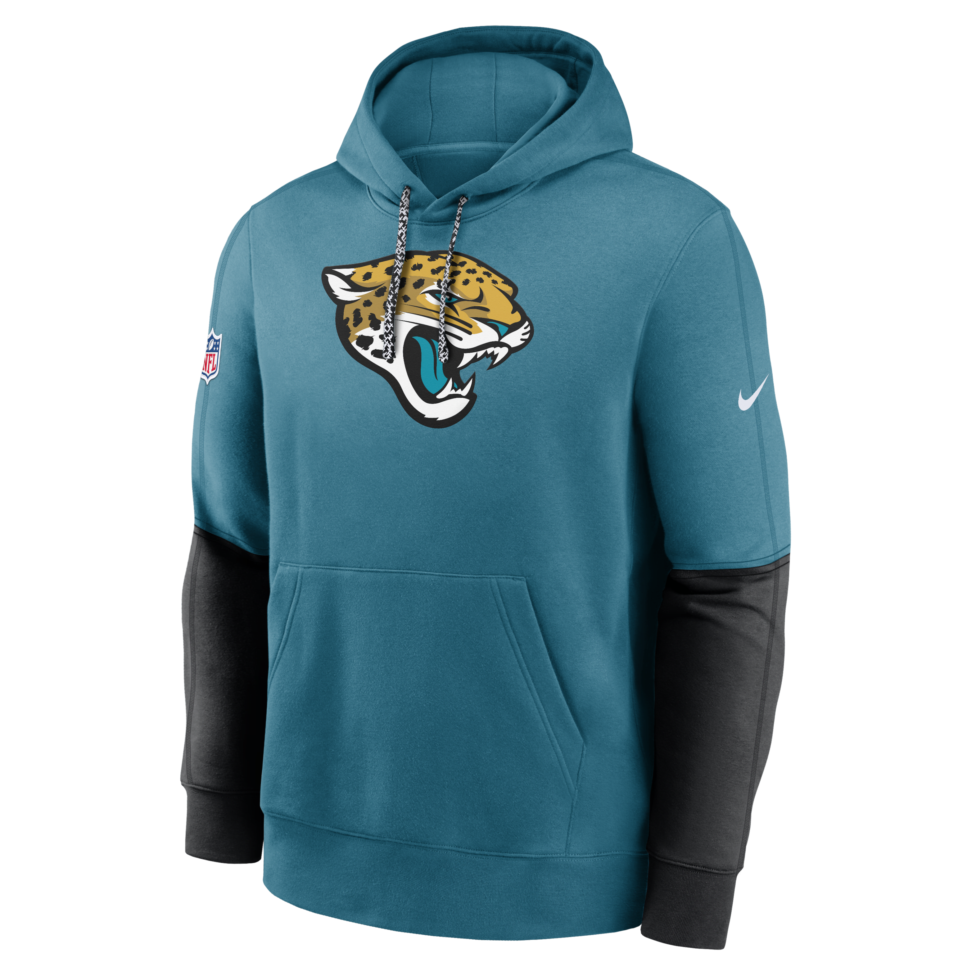 Jacksonville Jaguars Sideline Team Issue Club Men's Nike NFL Pullover Hoodie