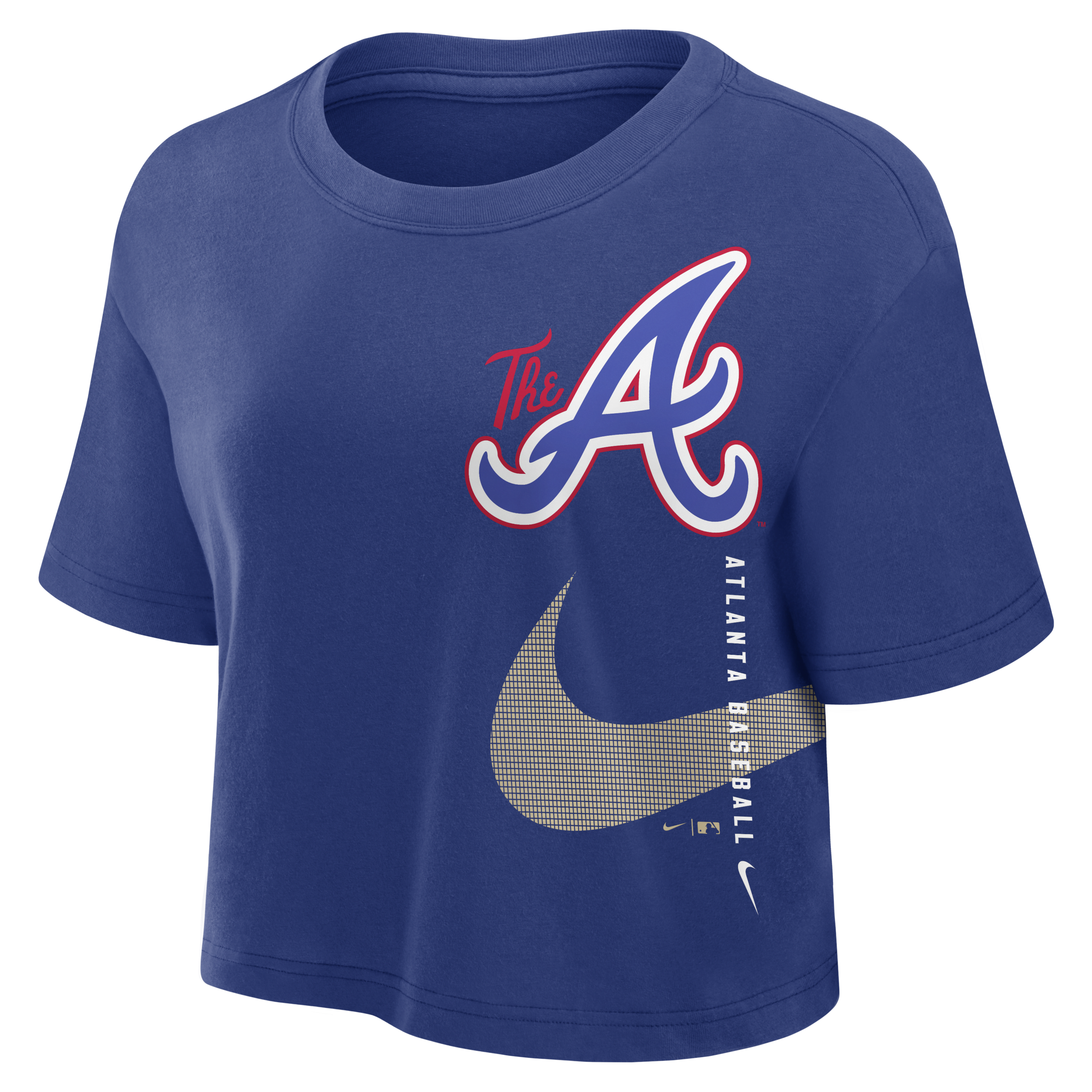 Atlanta Braves City Connect Women's Nike Dri-FIT MLB Cropped T-Shirt