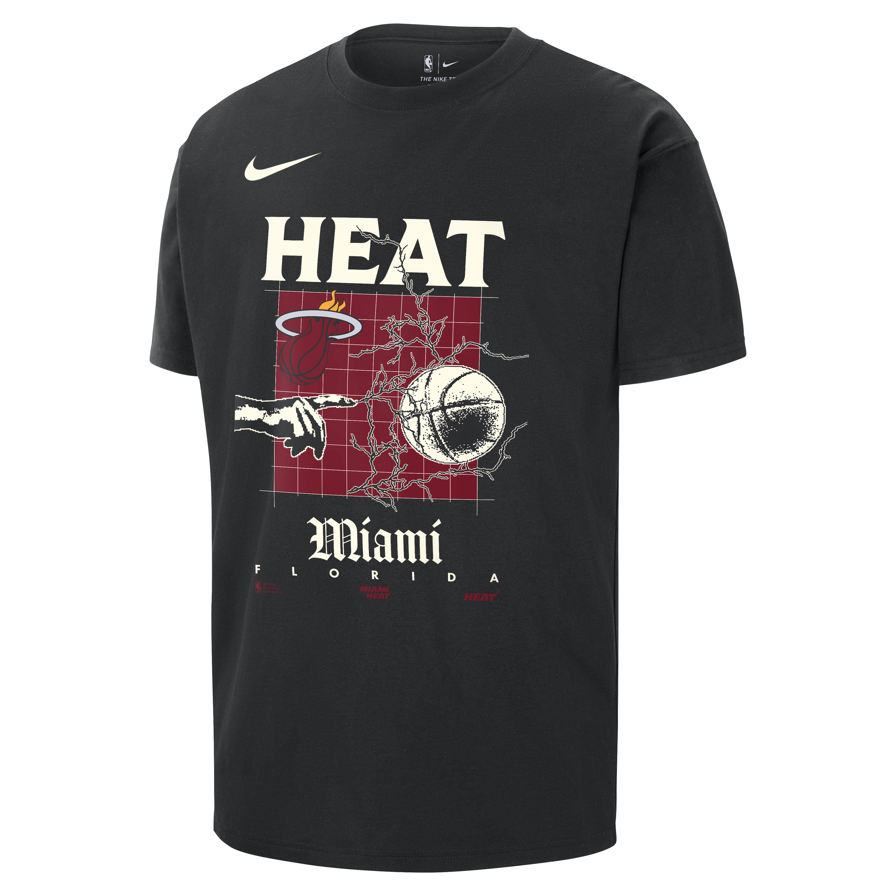 Miami Heat Courtside Men's Nike NBA Max90 T-Shirt