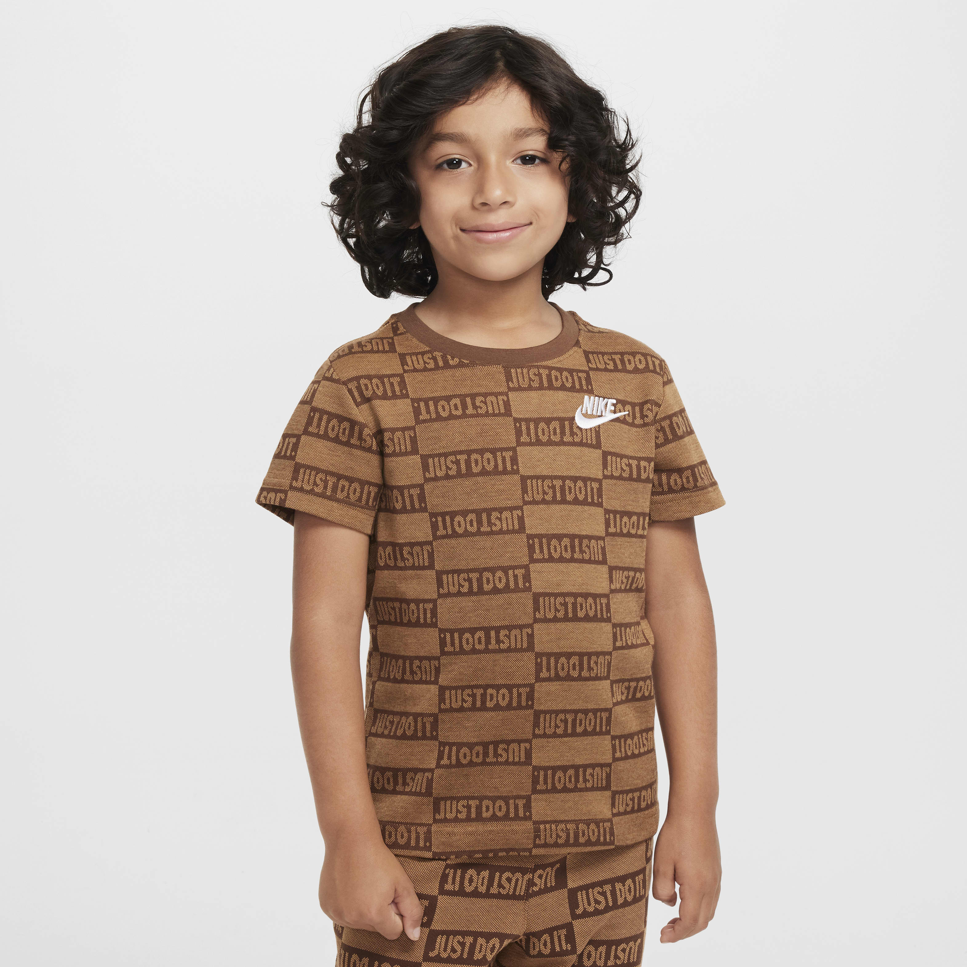 Nike "Just Do It" Little Kids' Jacquard T-Shirt